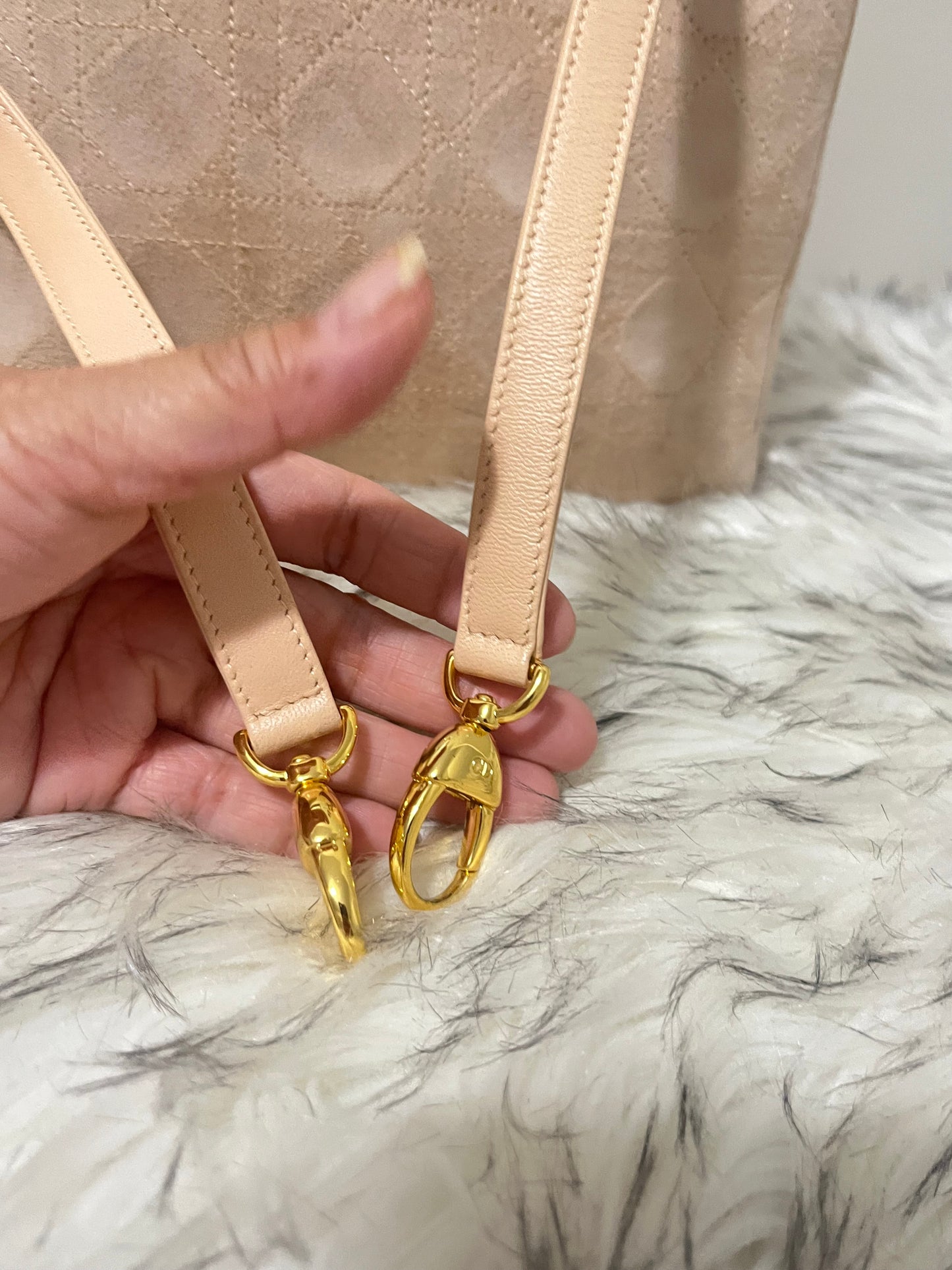 Lady Dior Medium in Suede