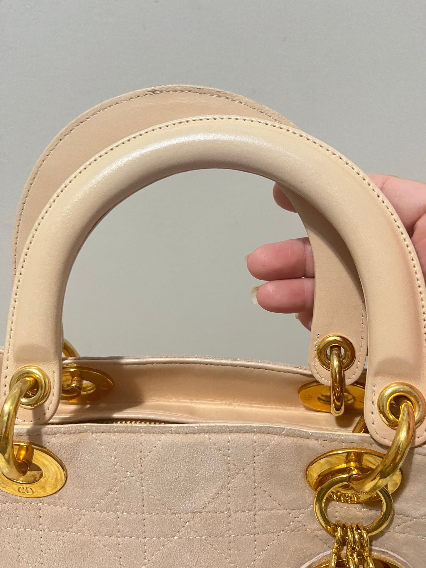 Lady Dior Medium in Suede