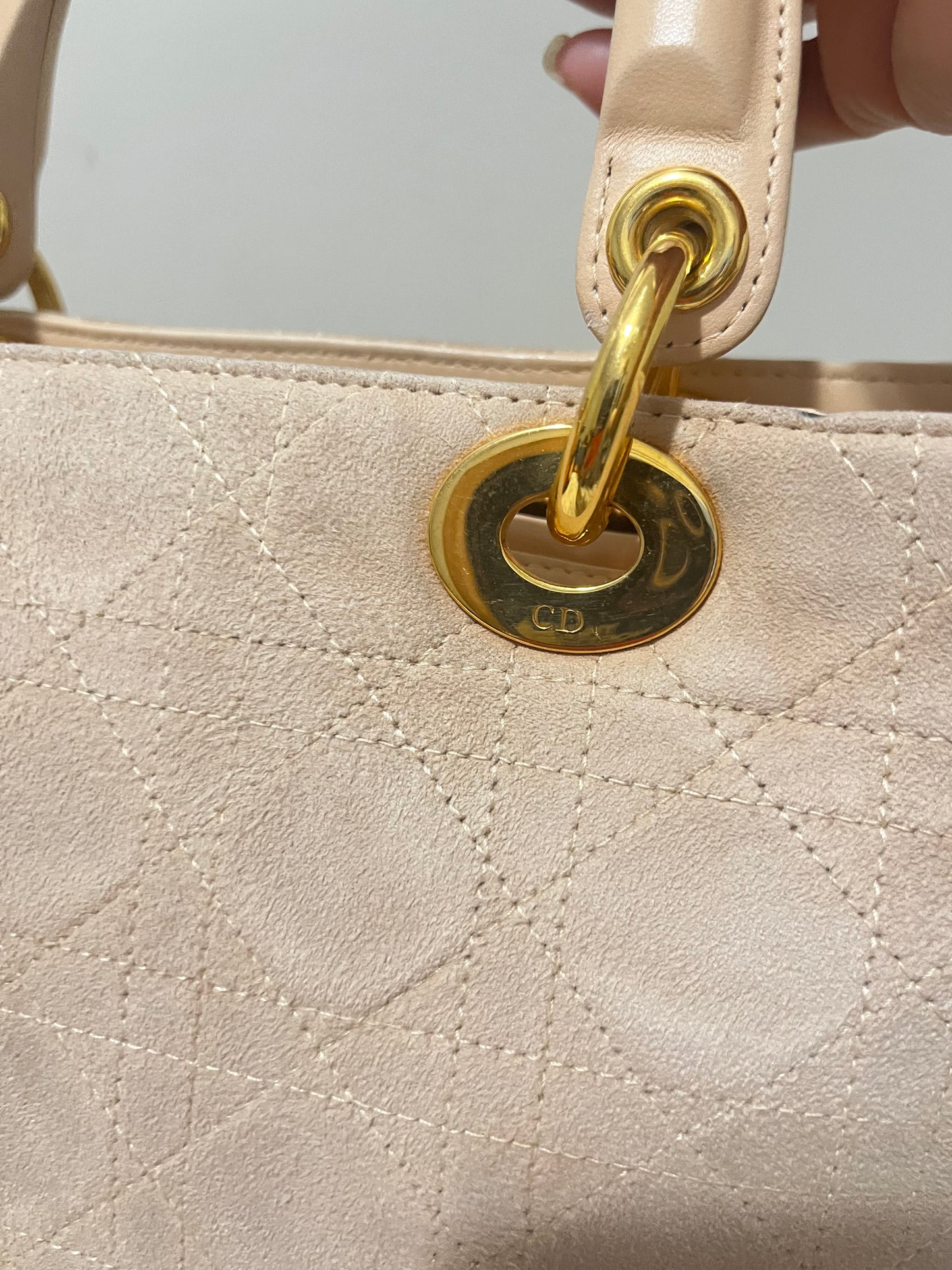 Lady Dior Medium in Suede