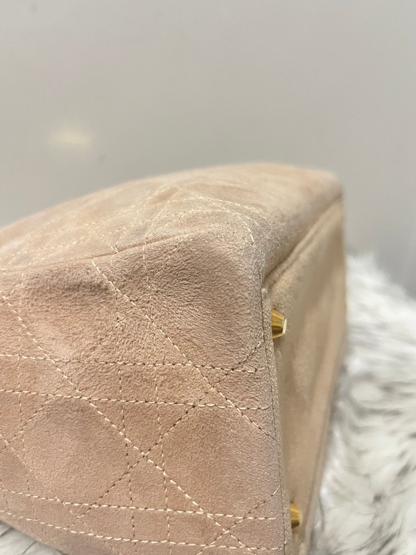 Lady Dior Medium in Suede