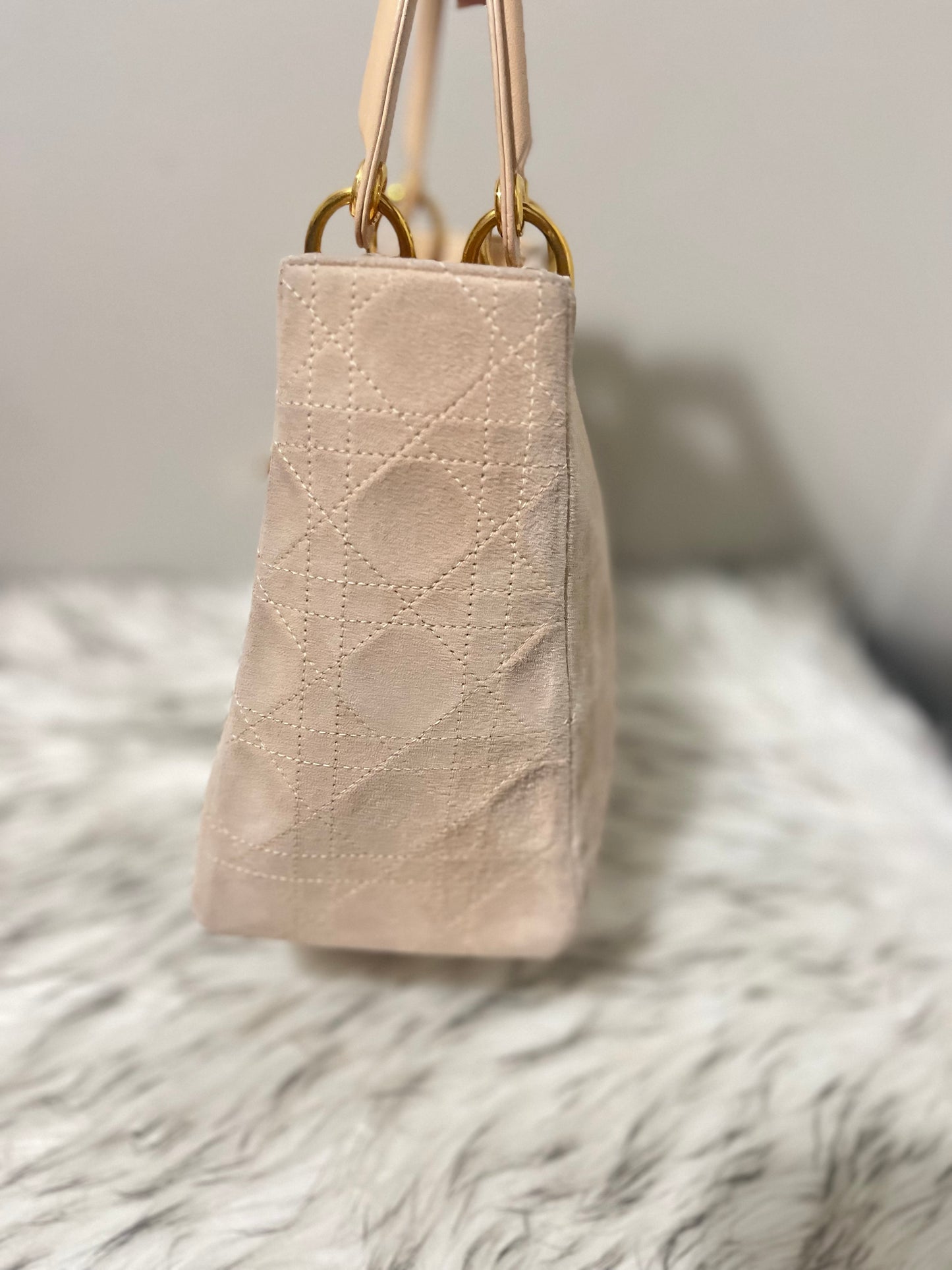 Lady Dior Medium in Suede