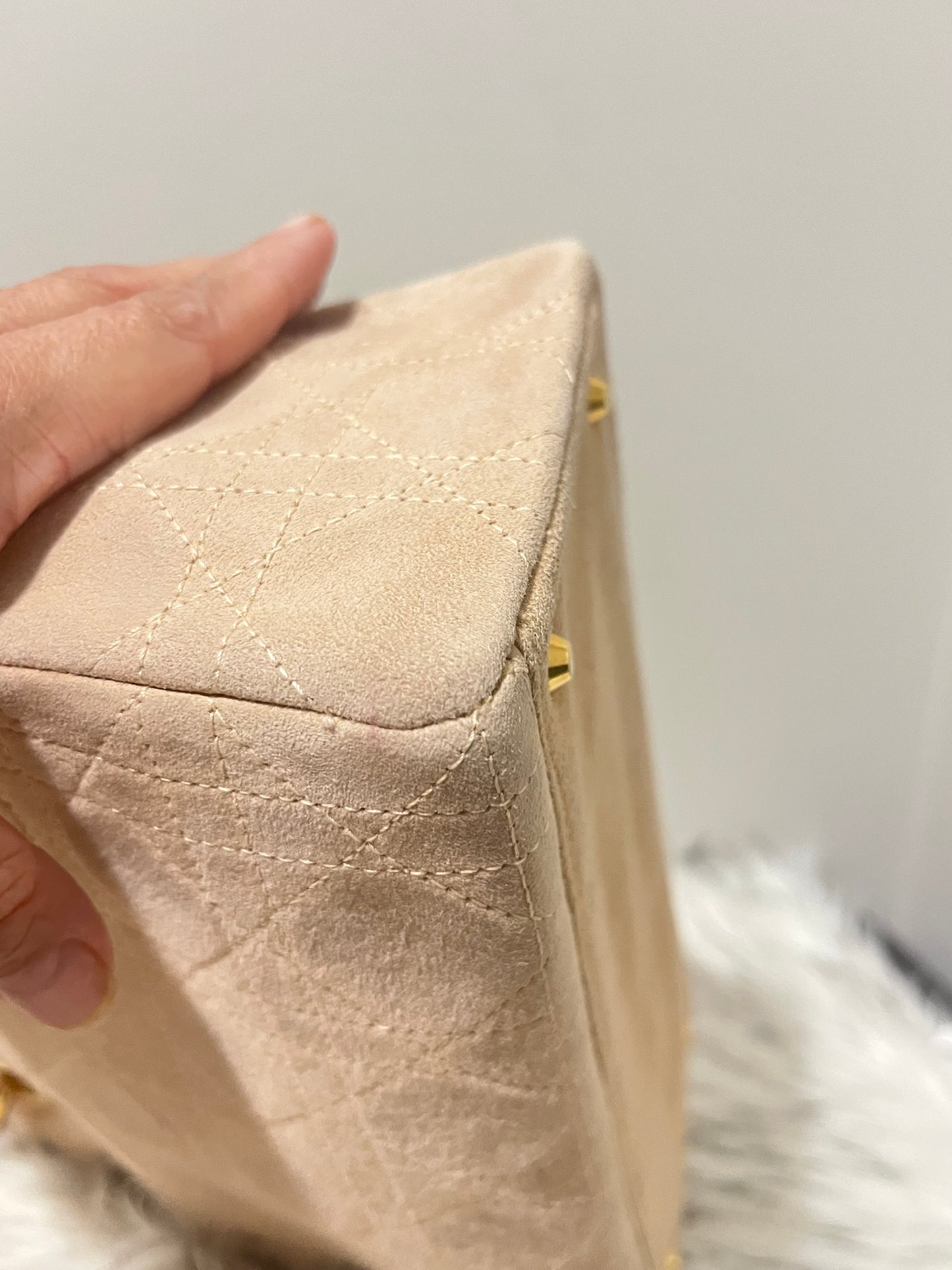Lady Dior Medium in Suede