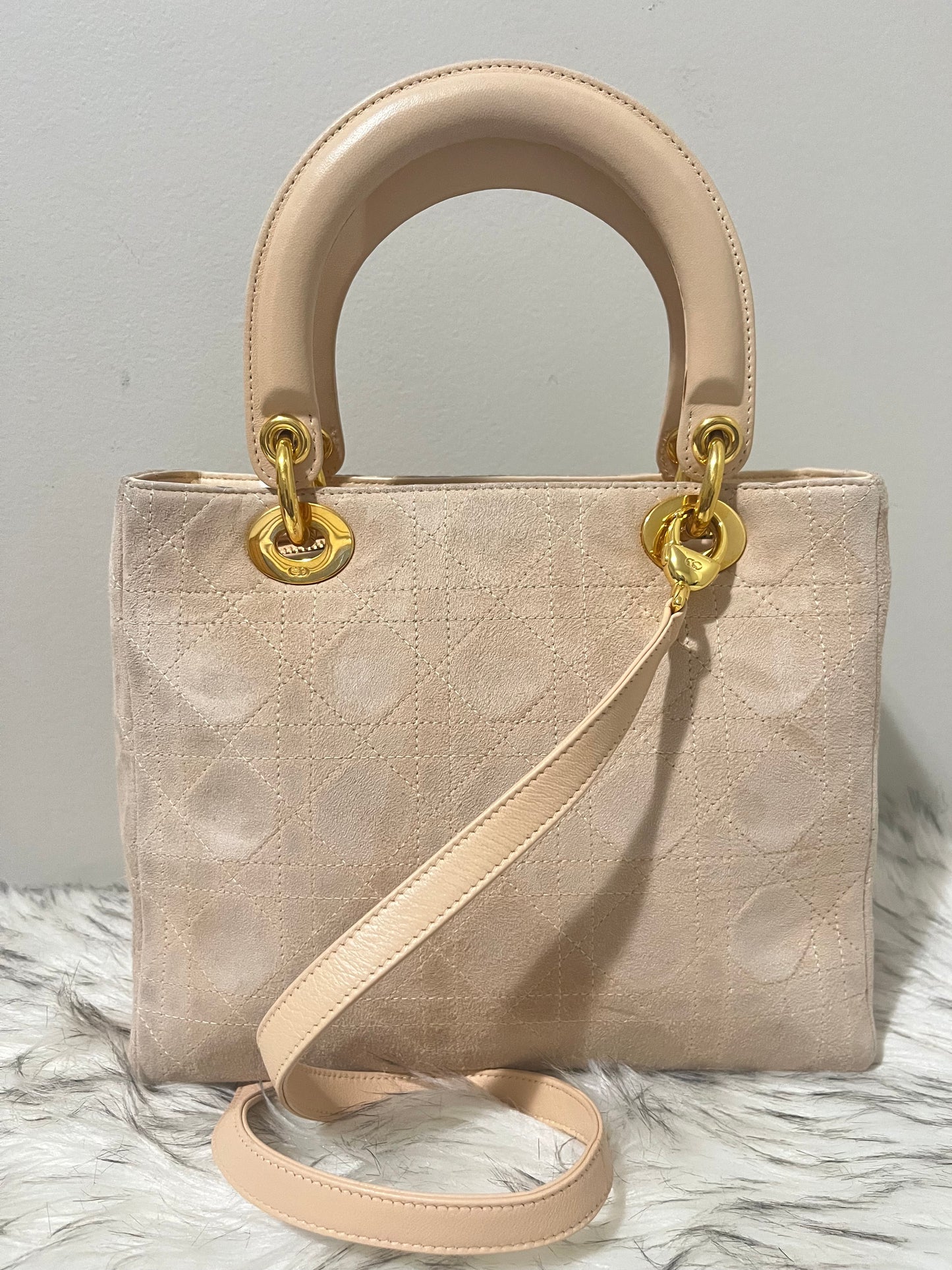 Lady Dior Medium in Suede