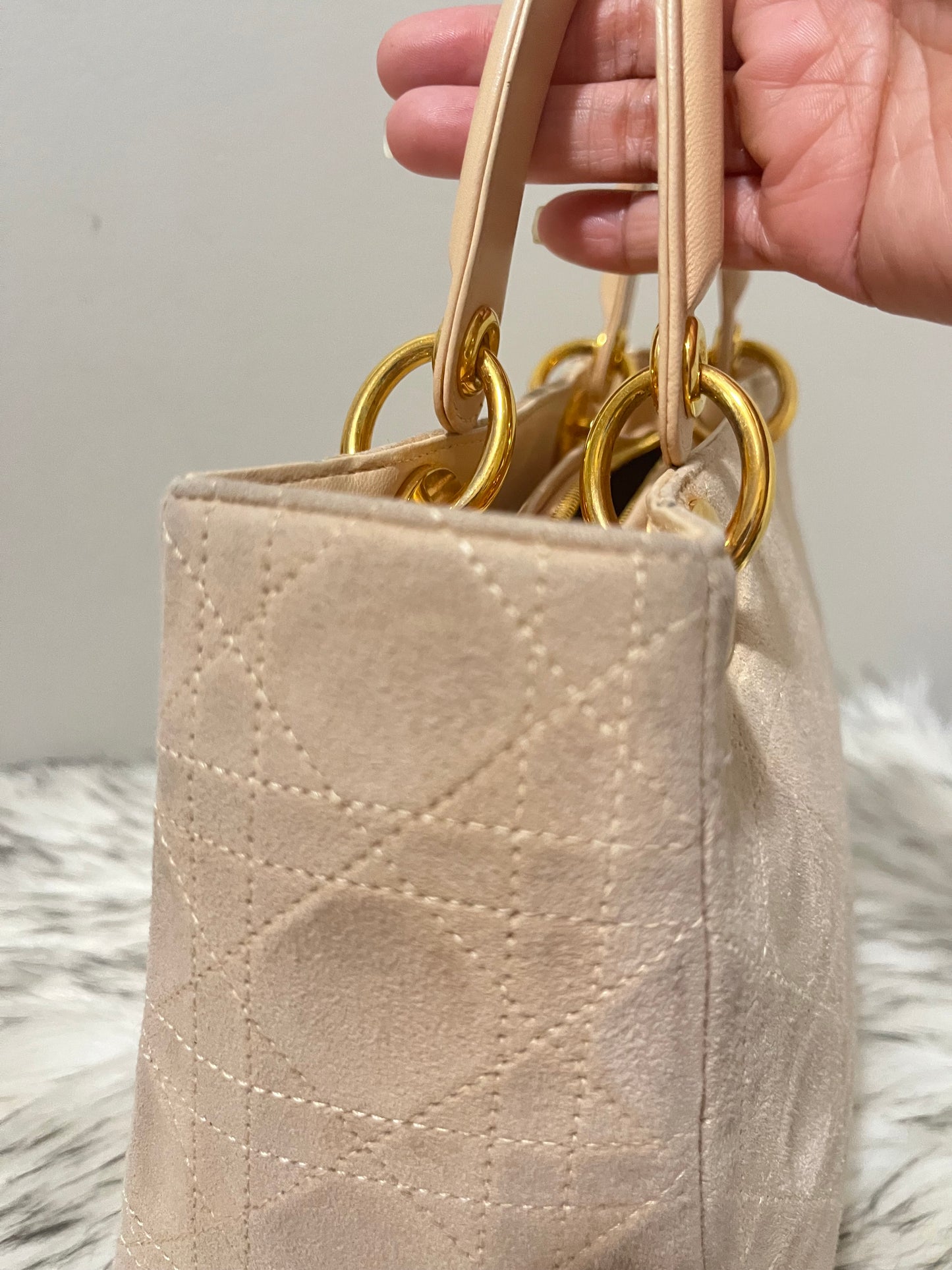Lady Dior Medium in Suede