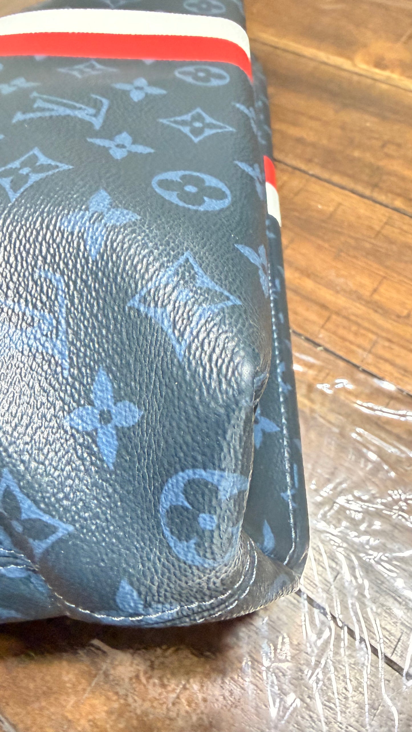 Ultra Light Cobalt Monogram Tote