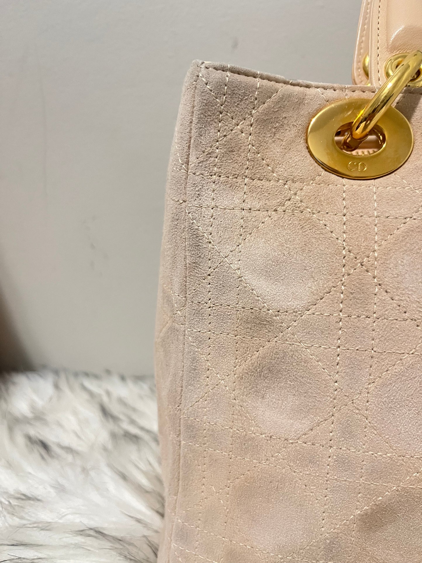 Lady Dior Medium in Suede
