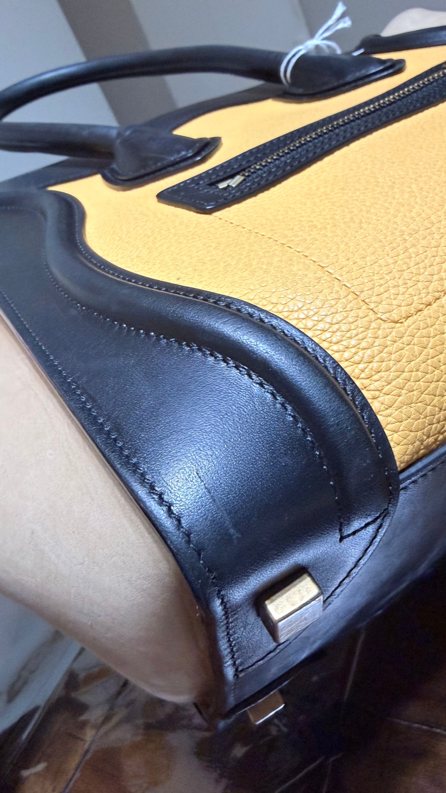 Celine Tri Color Luggage Tote