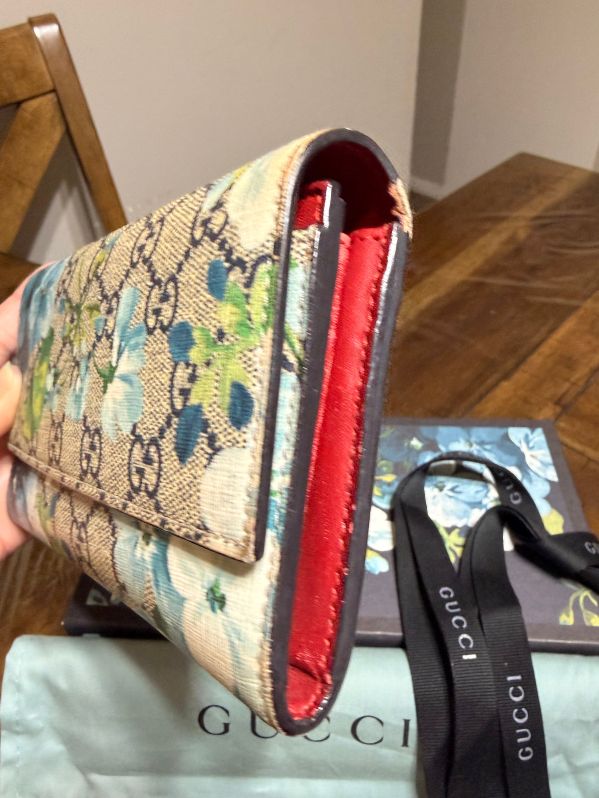 GG Supreme Bloom Long Wallet