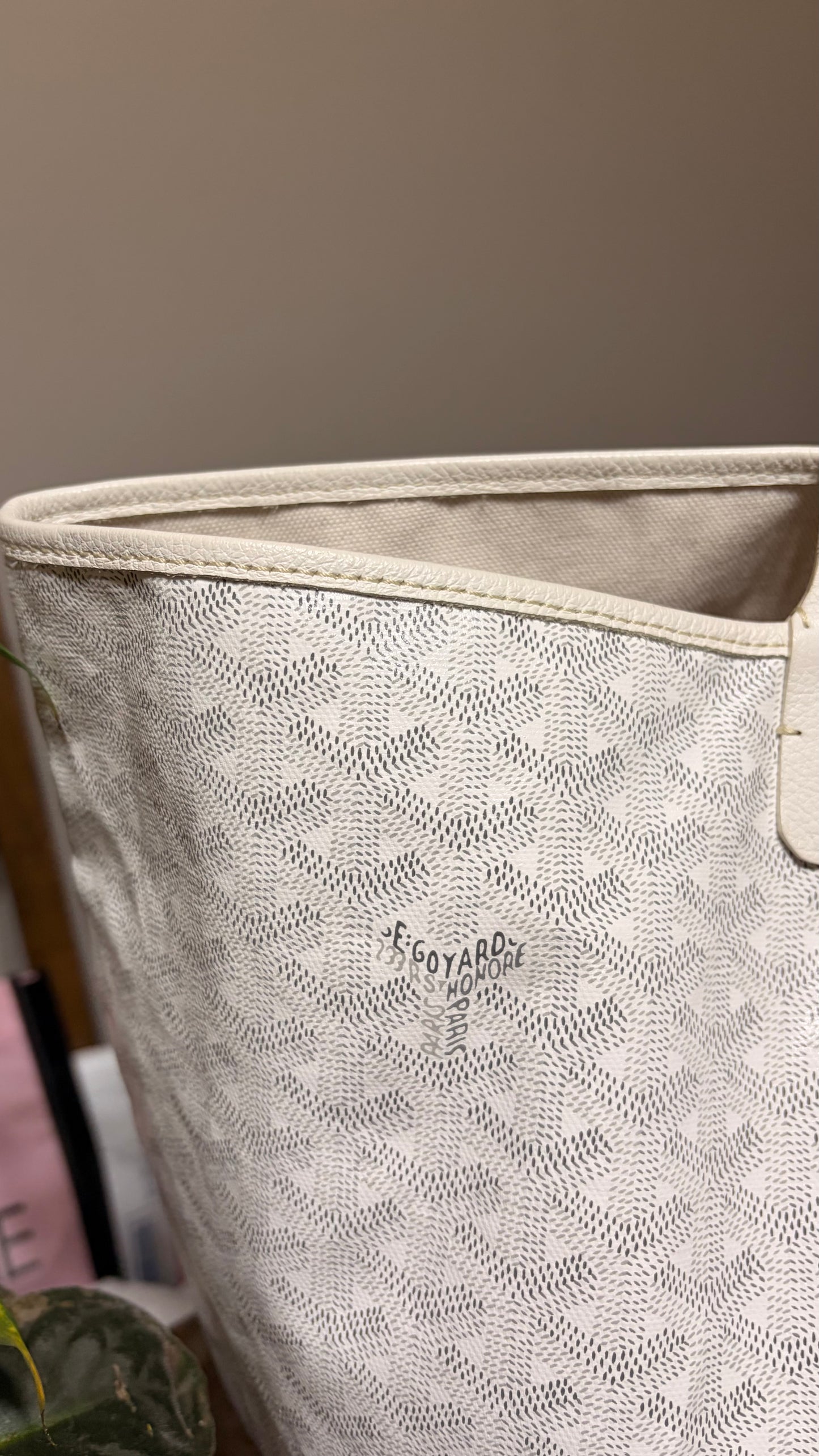 Sac Saint Louis White Tote GM