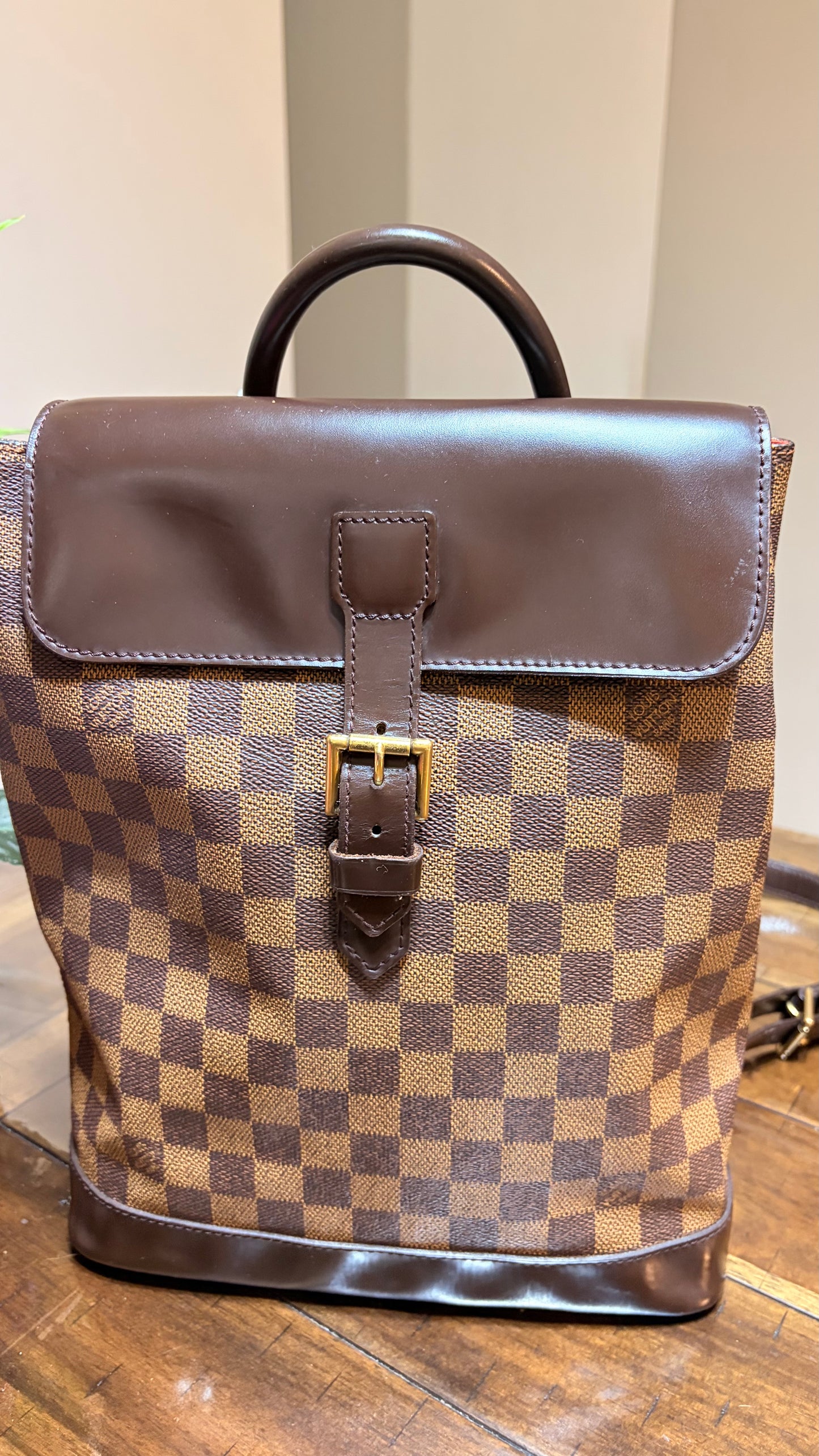 Soho Backpack MM in Damier