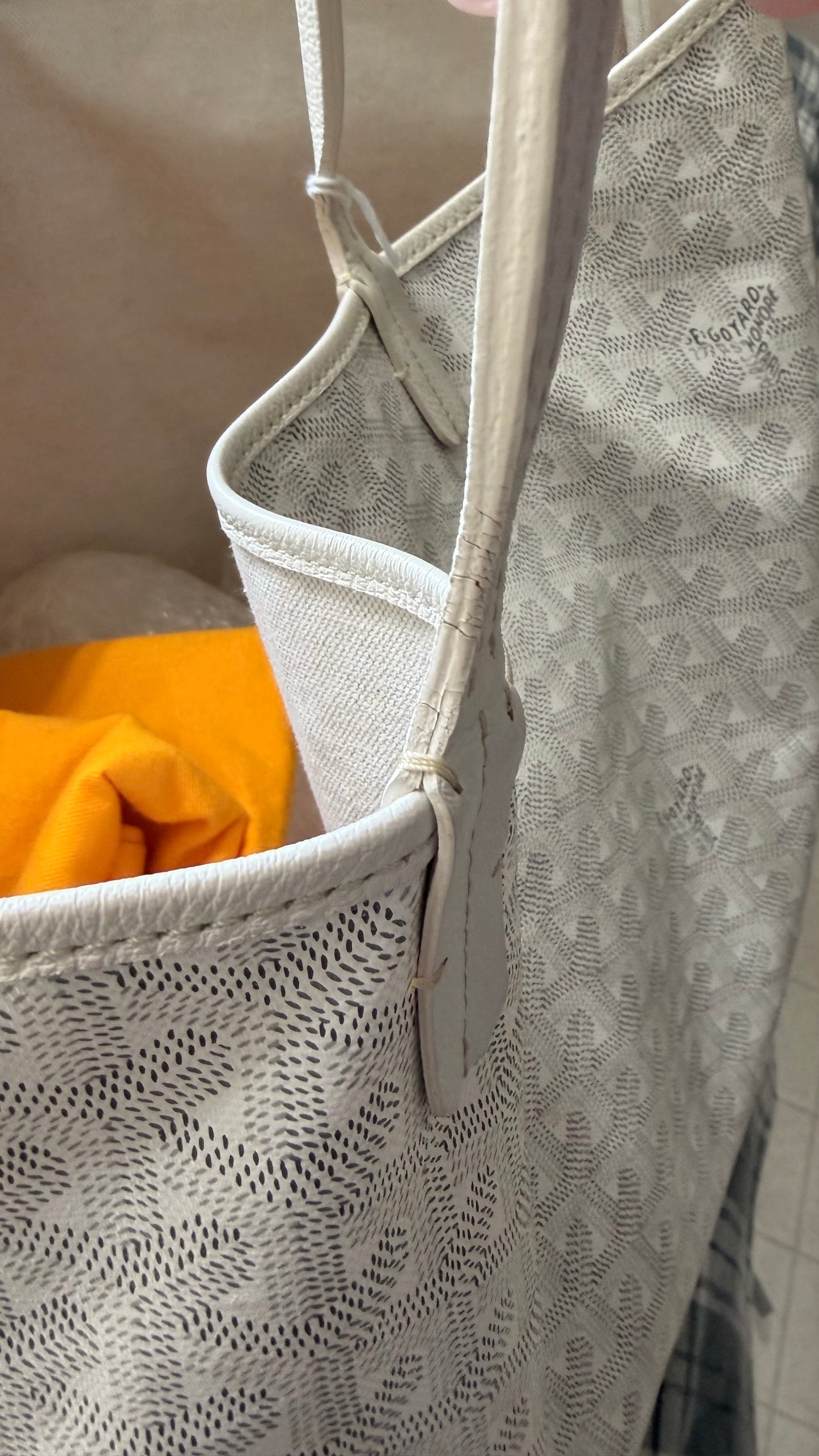 Sac Saint Louis White Tote GM