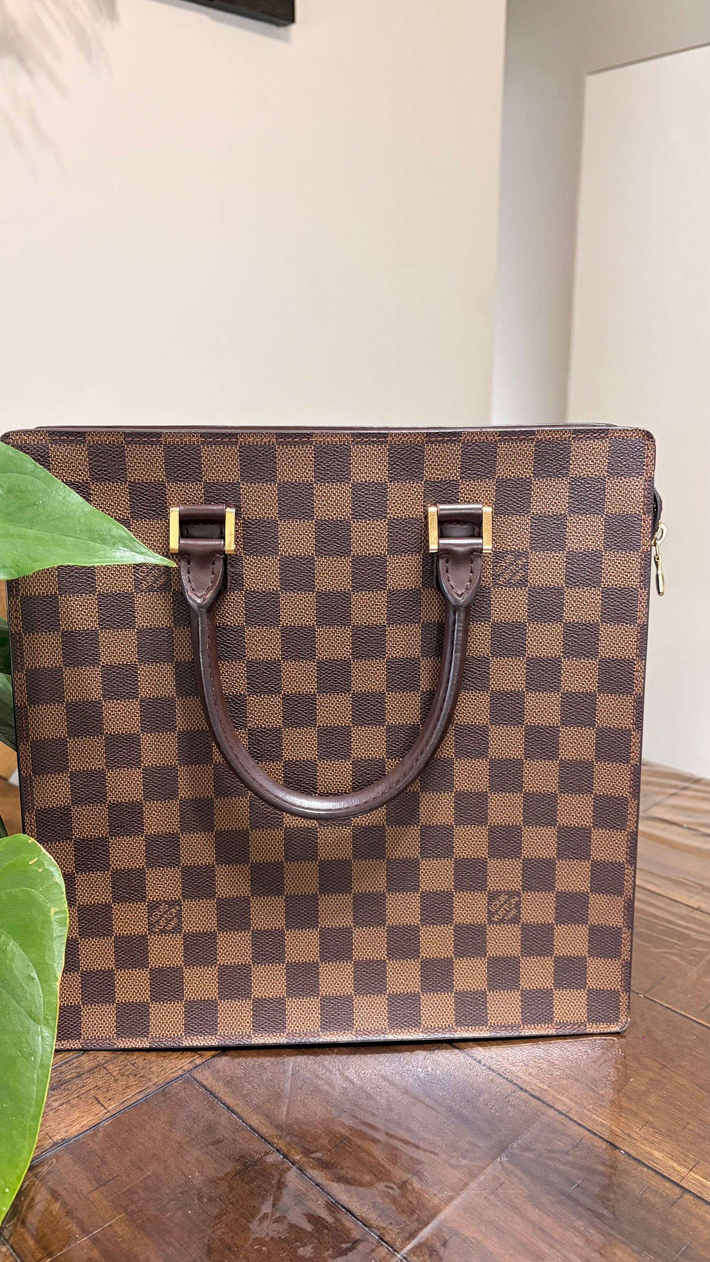 Sac Plat Pm in Damier Ebene