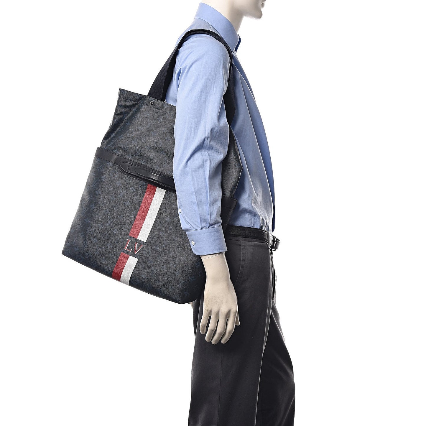 Ultra Light Cobalt Monogram Tote