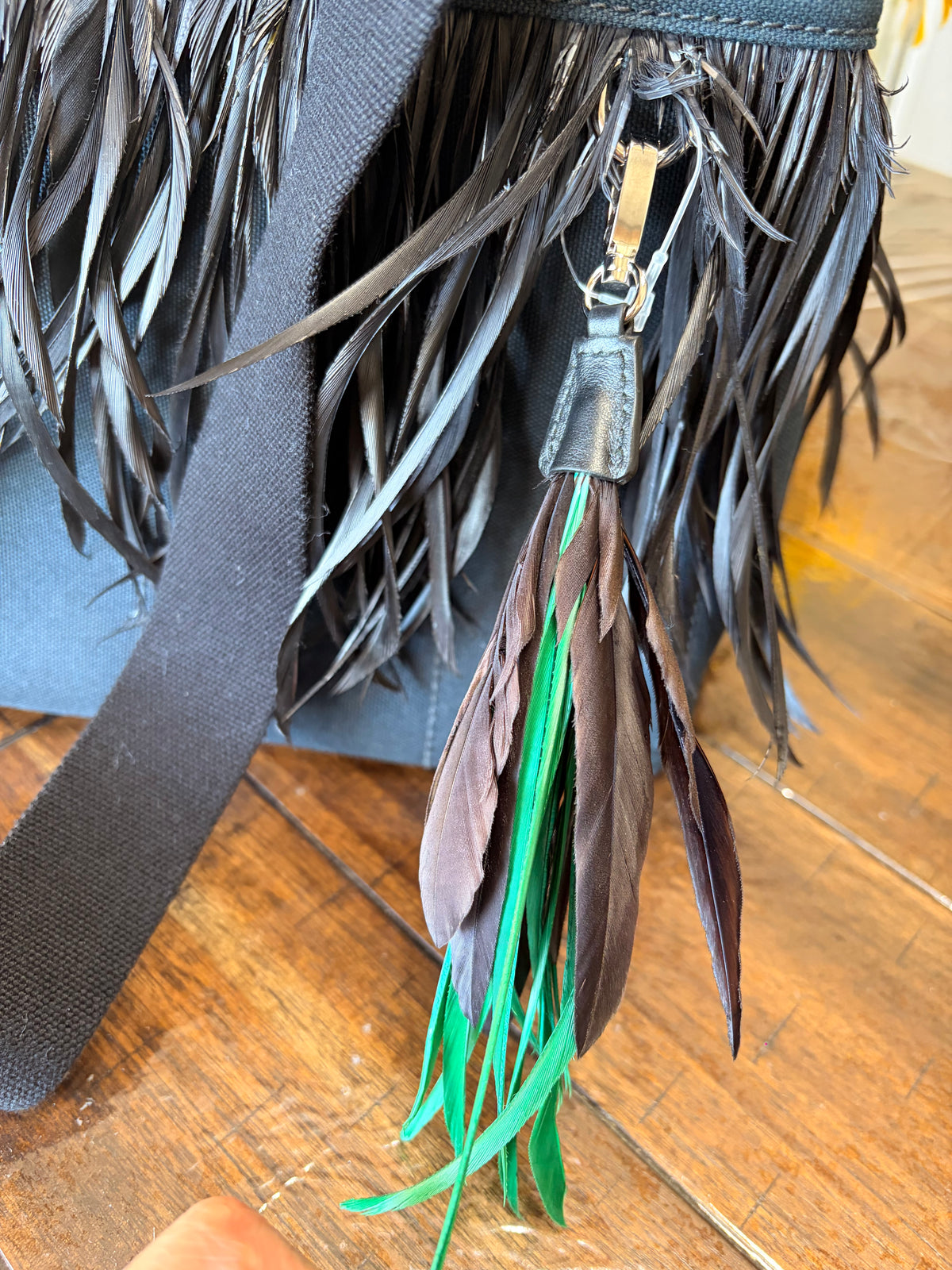 Prada Canapa Piume Nero