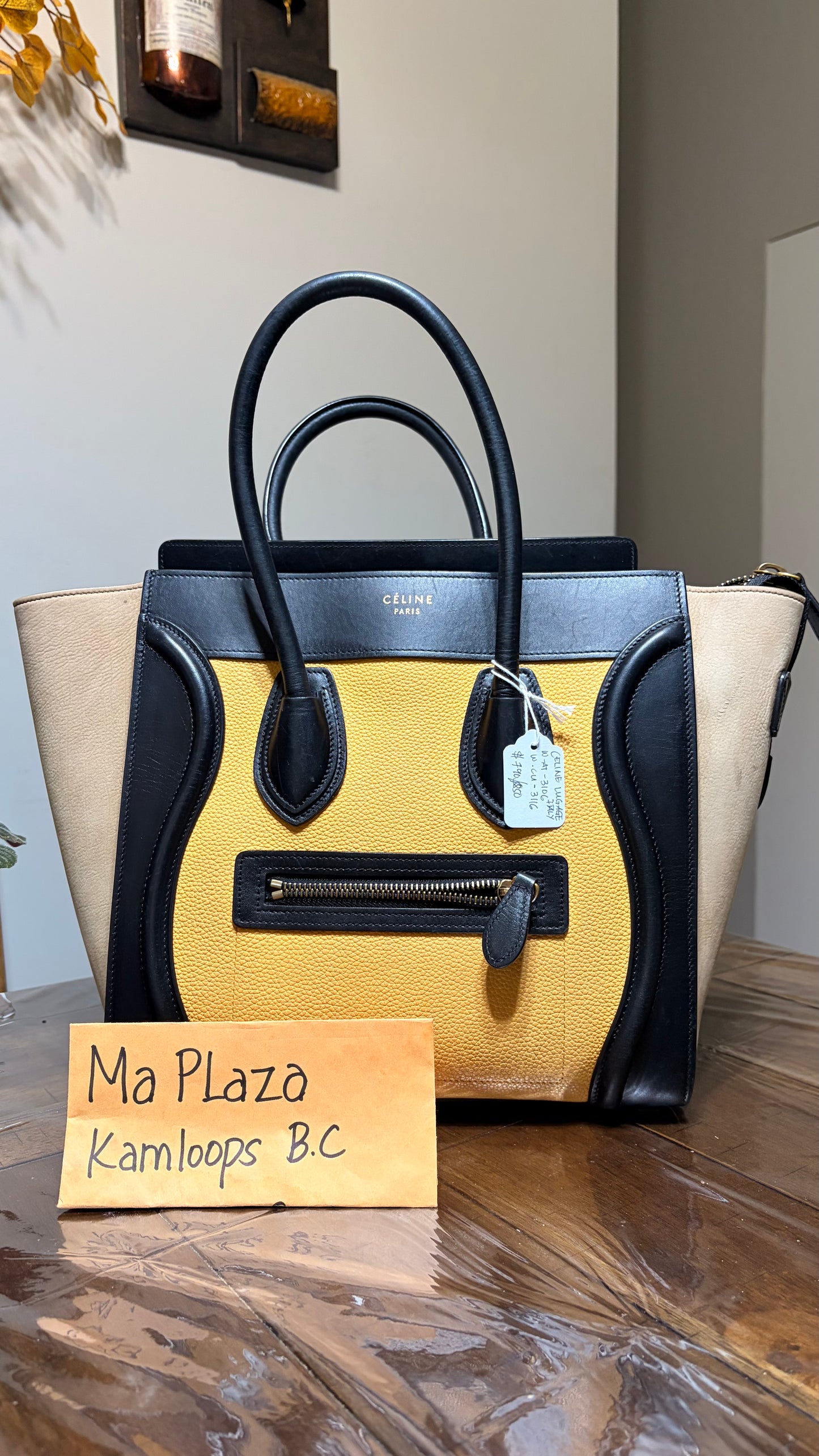 Celine Tri Color  Luggage Tote