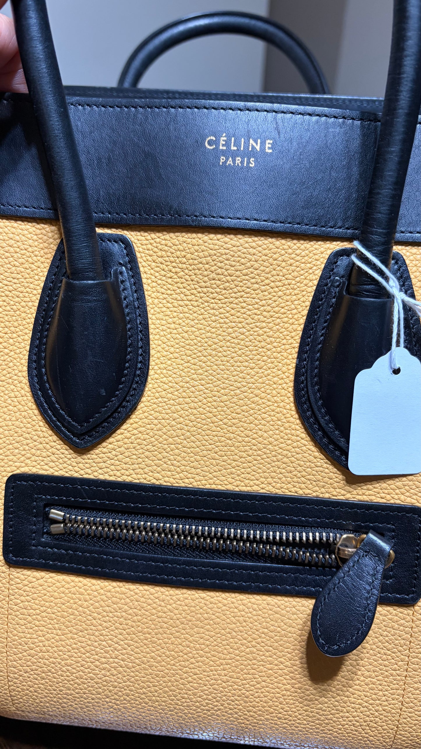 Celine Tri Color  Luggage Tote