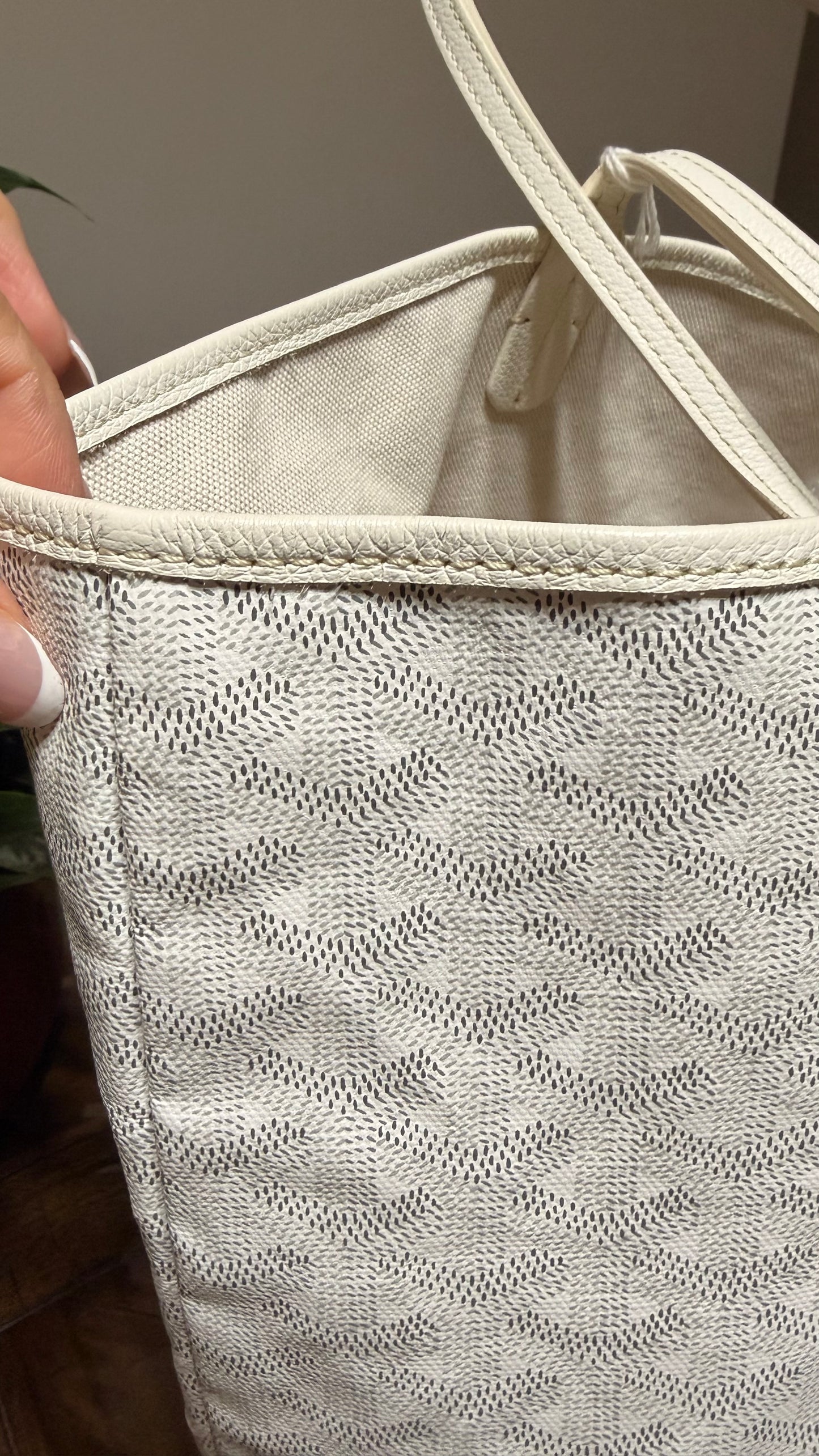 Sac Saint Louis White Tote GM