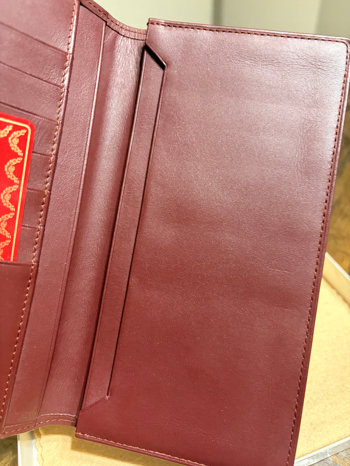 Must De Cartier Long Bifold Wallet