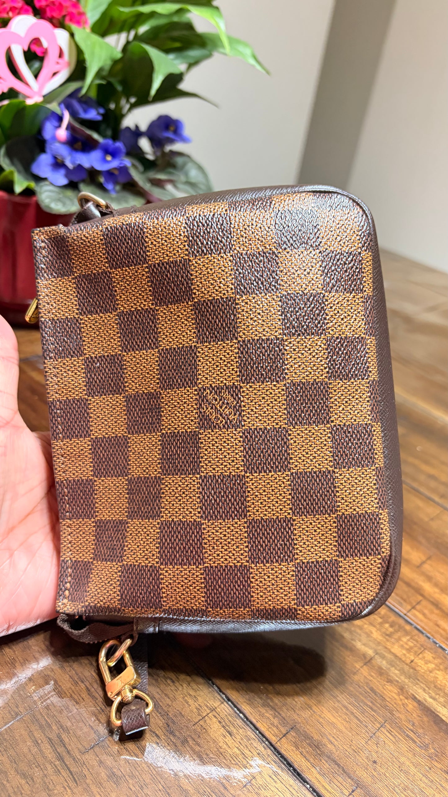 Damier Ebene Trousse