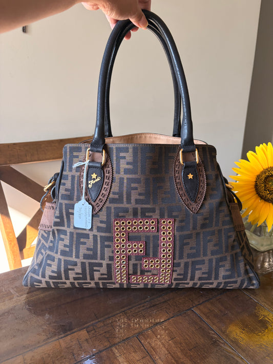 Fendi Tobaco Zucca Du Jour Tote