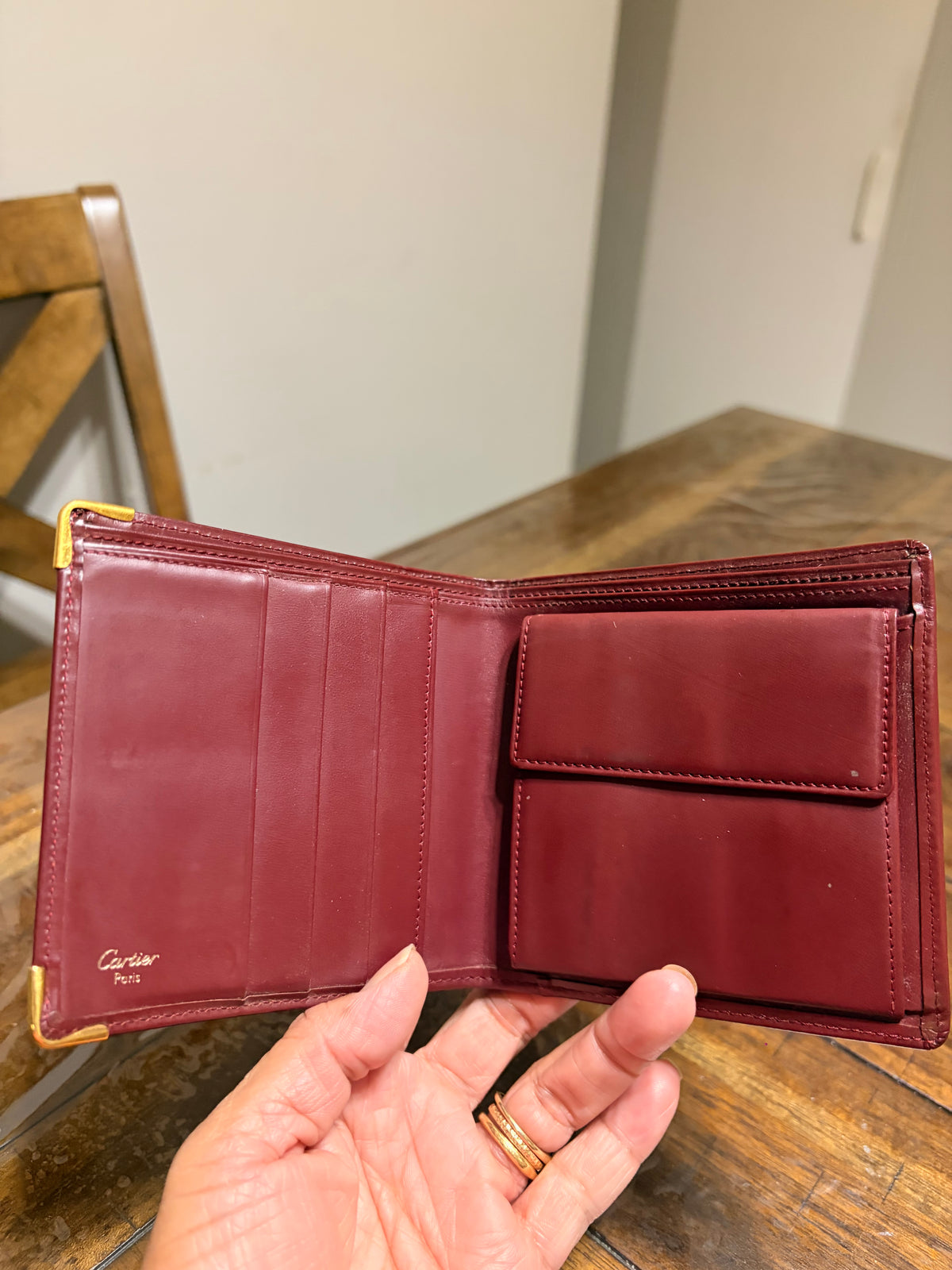 Must de Cartier Mens  Wallet Vintage