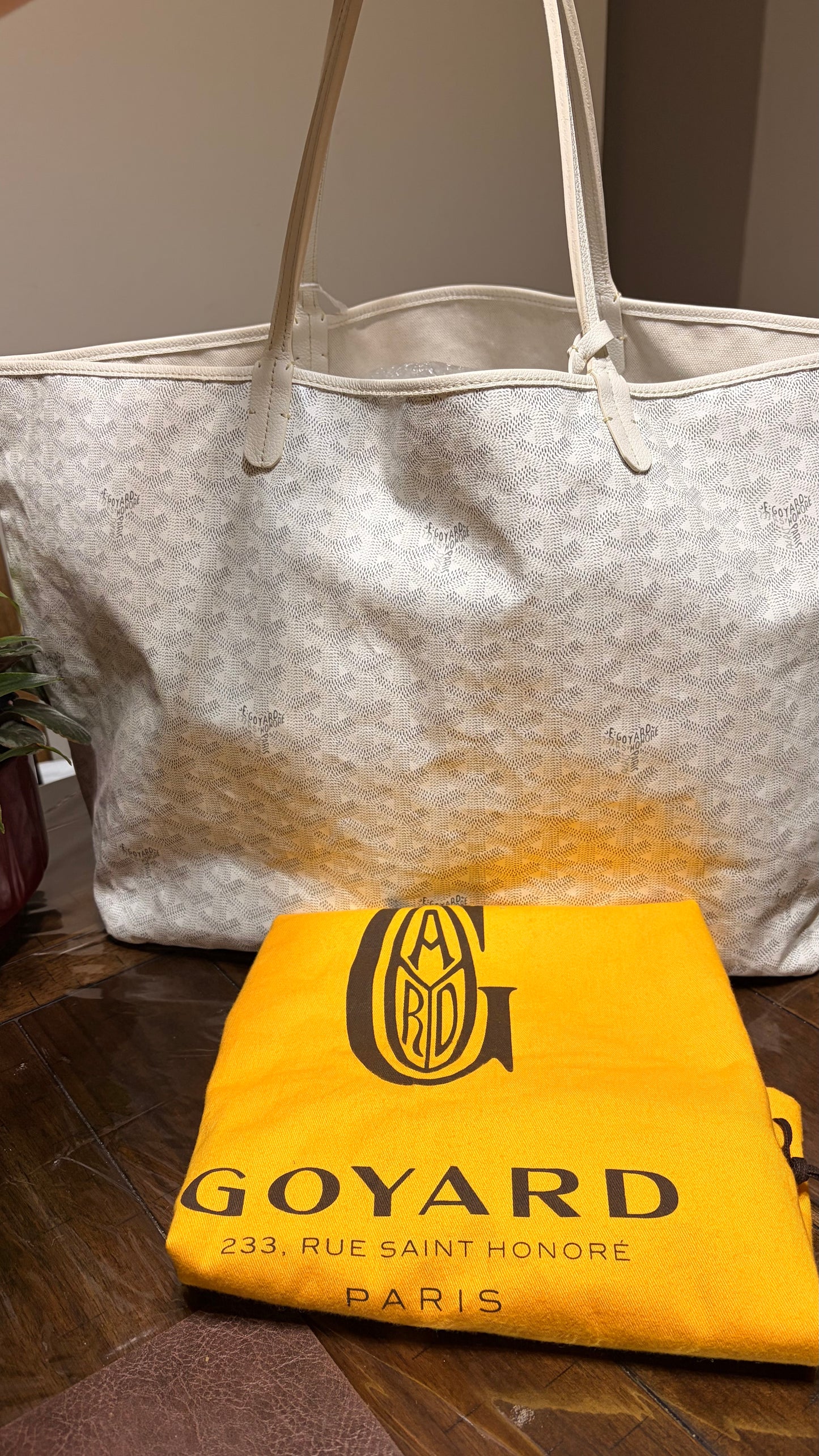 Sac Saint Louis White Tote GM