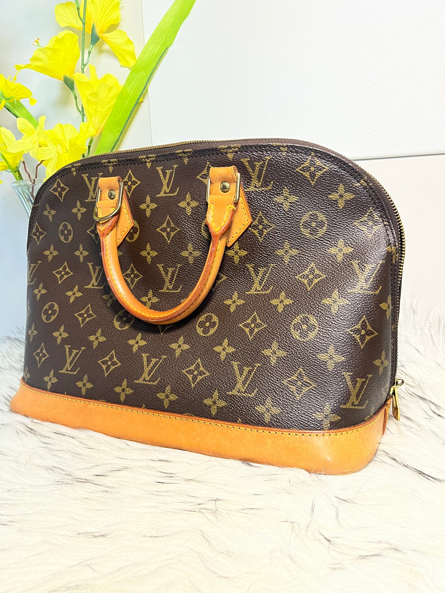 LOUIS VUITTON ALMA PM MONOGRAM COATED CANVAS PM