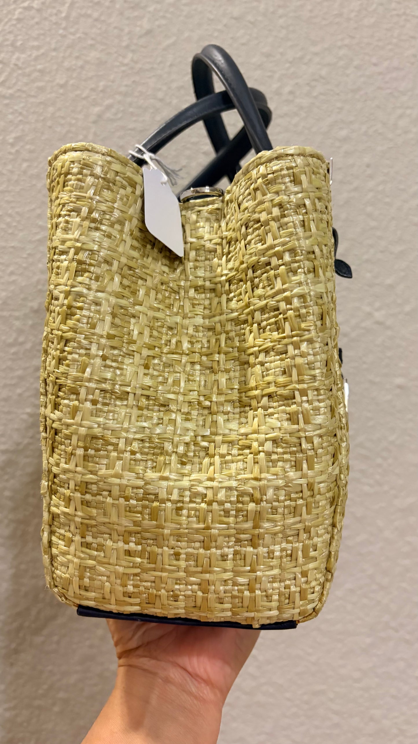 Fendi Petite 2Jour woven Raffia