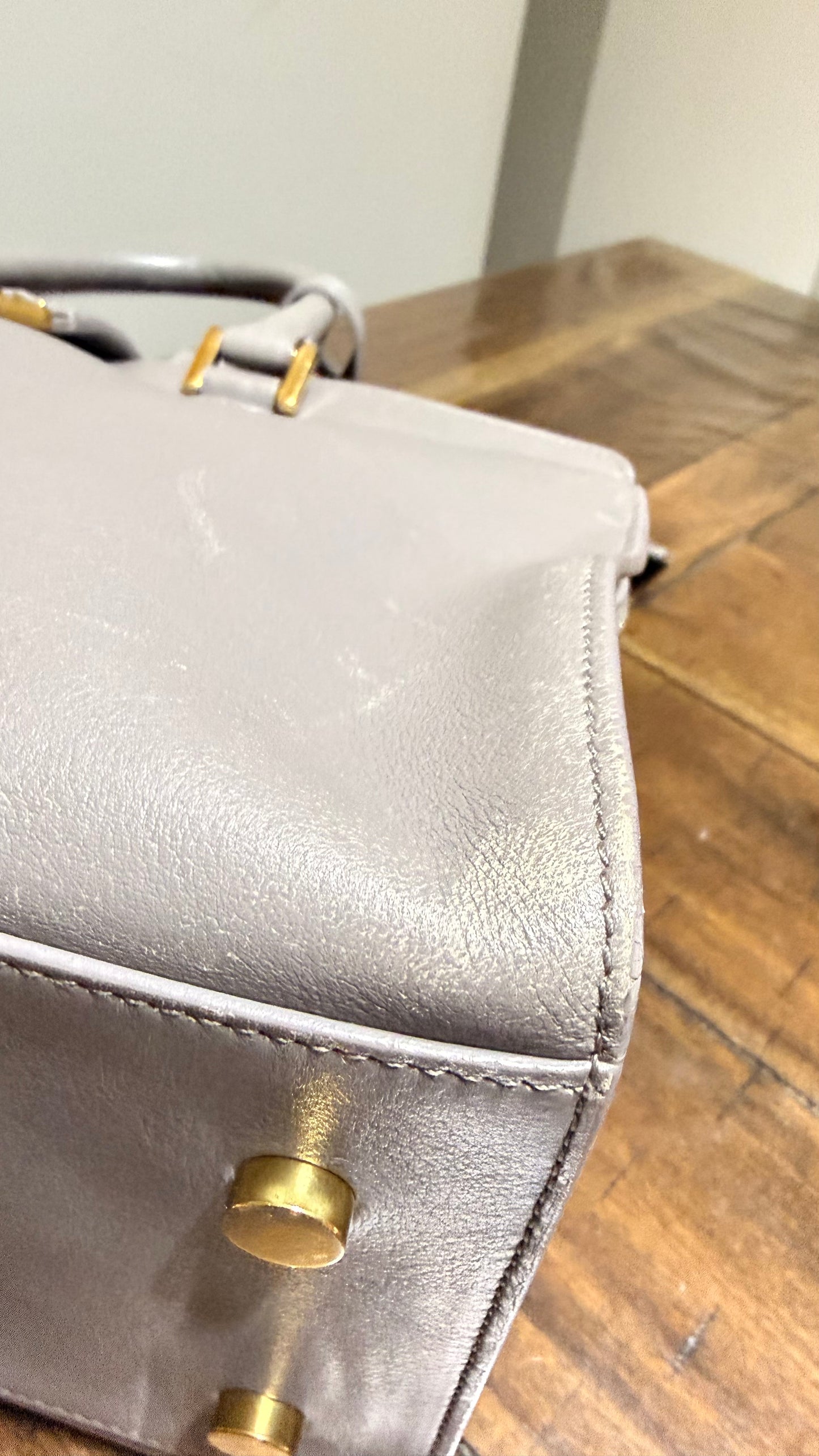 YSL Cabas Baby Leather Tote