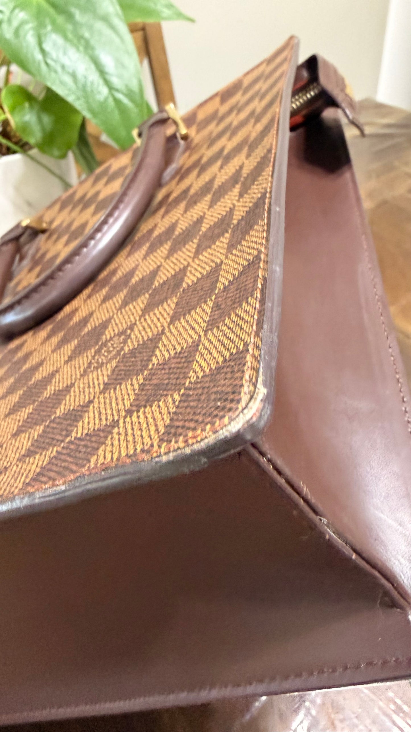 Sac Plat Pm in Damier Ebene