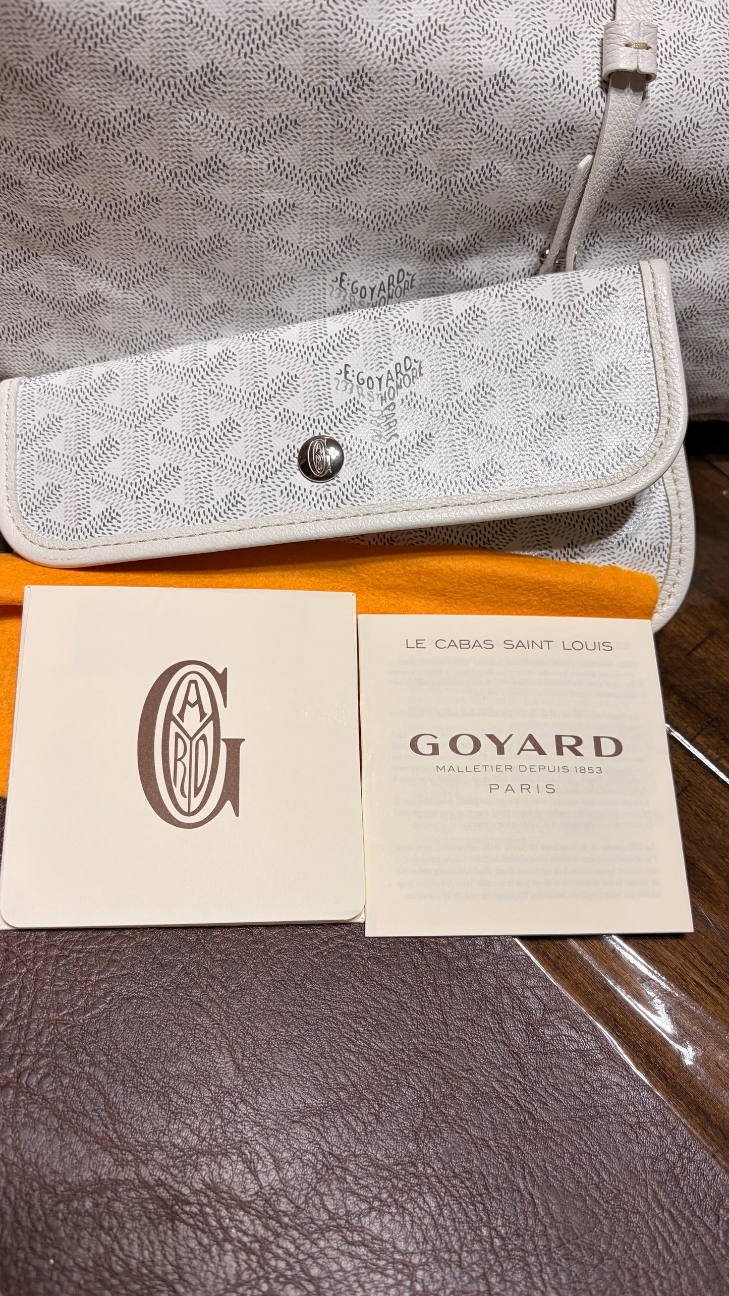 Sac Saint Louis White Tote GM