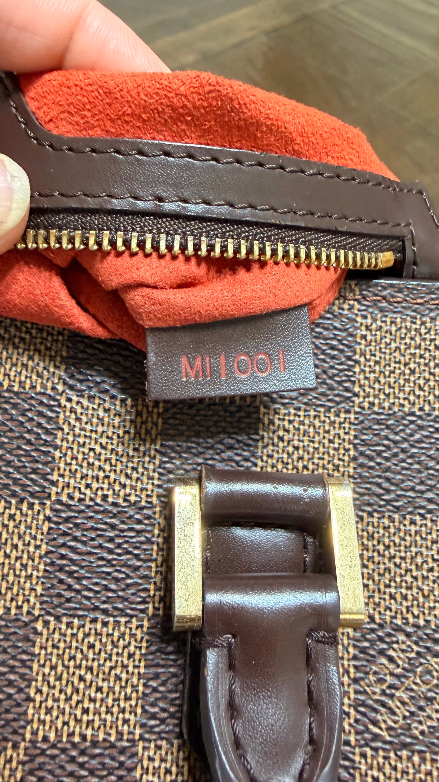 Sac Plat Pm in Damier Ebene