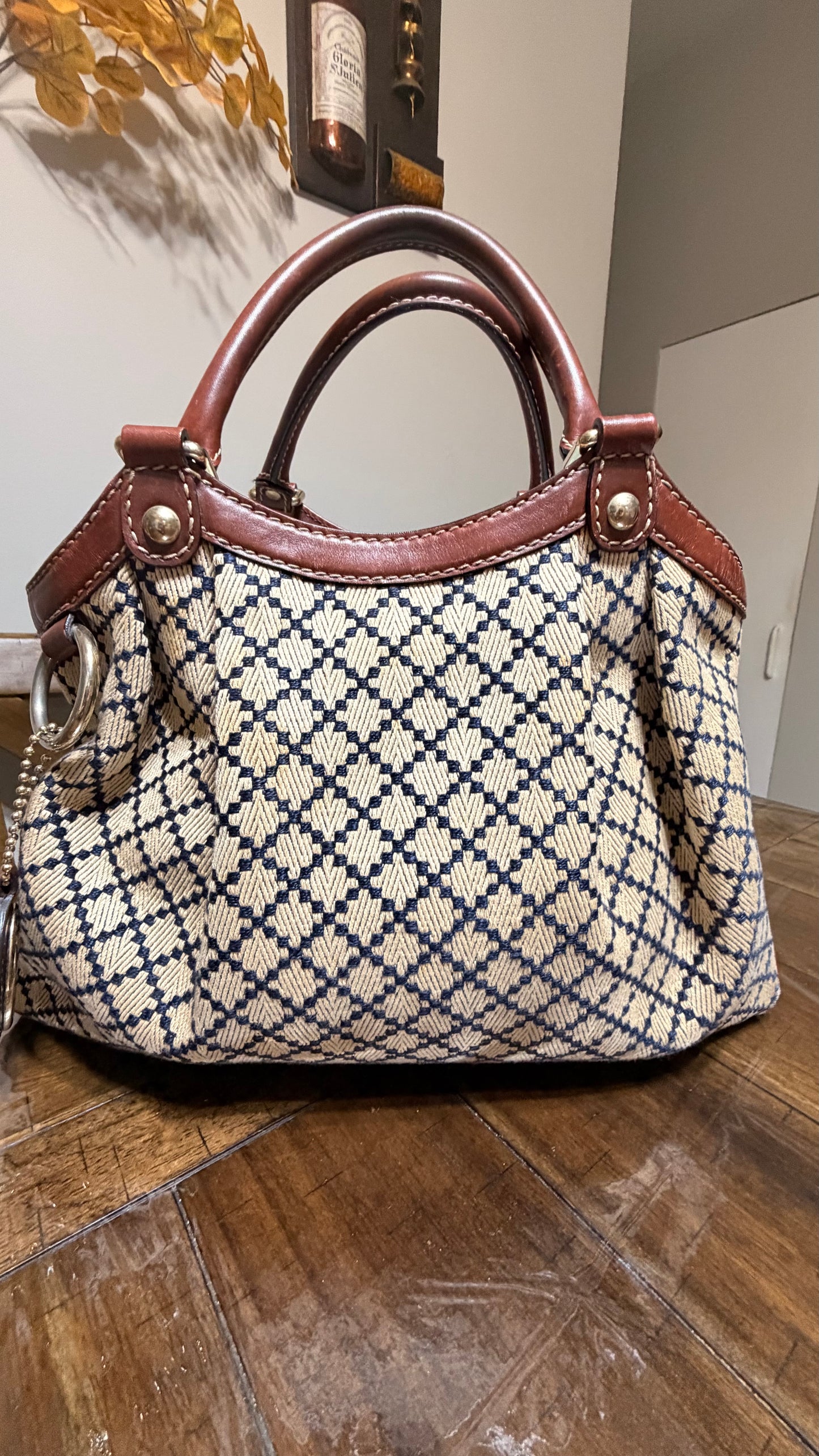 Gucci Diamanté Sukey Tote