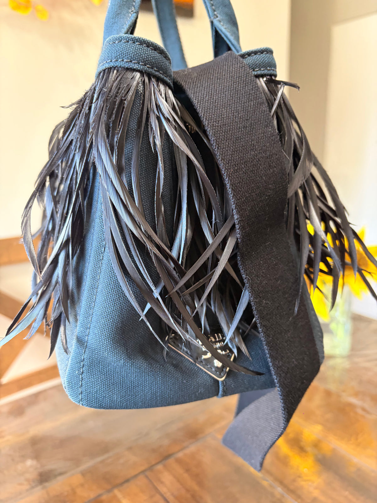 Prada Canapa Piume Nero