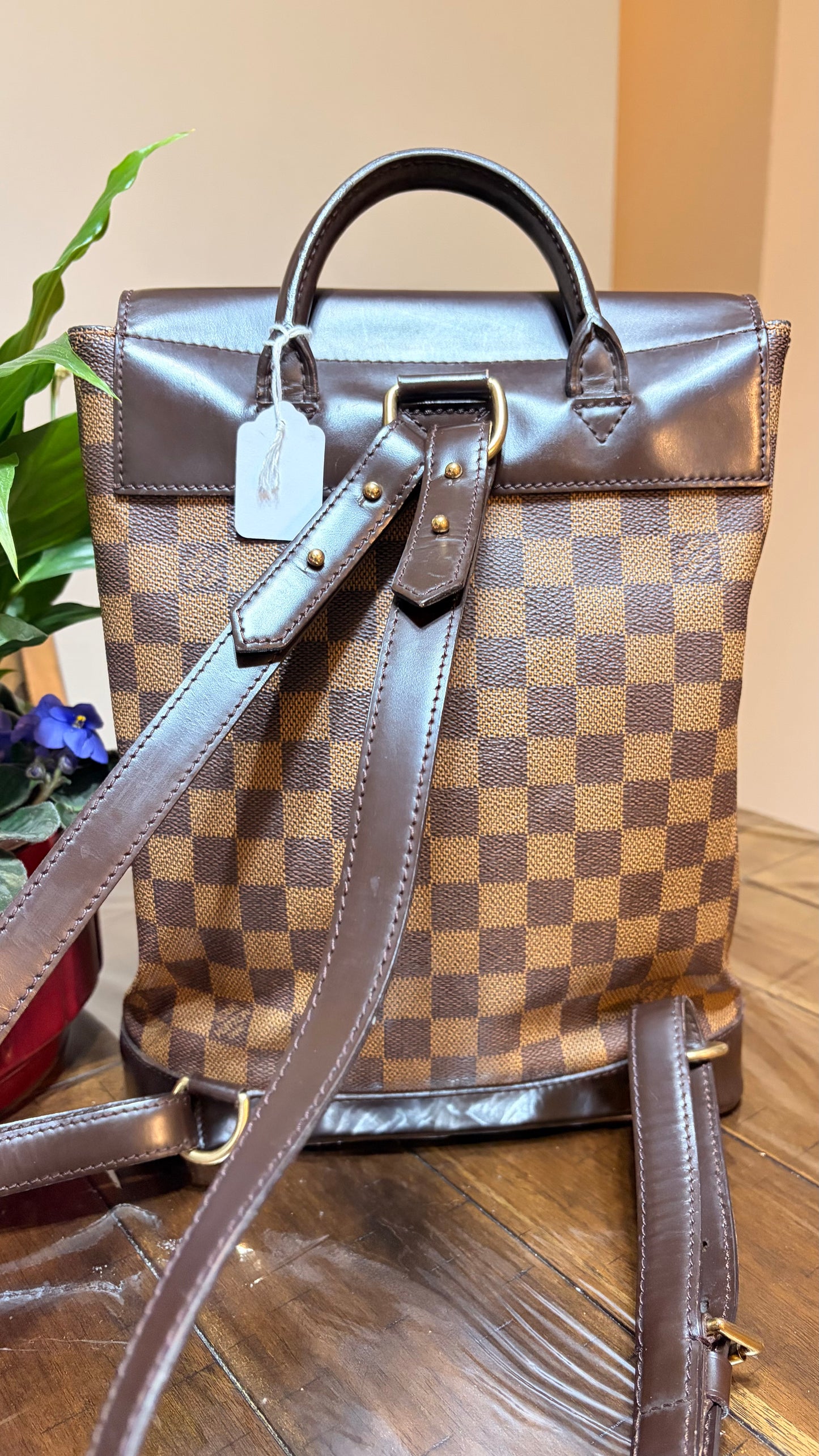 Soho Backpack MM in Damier