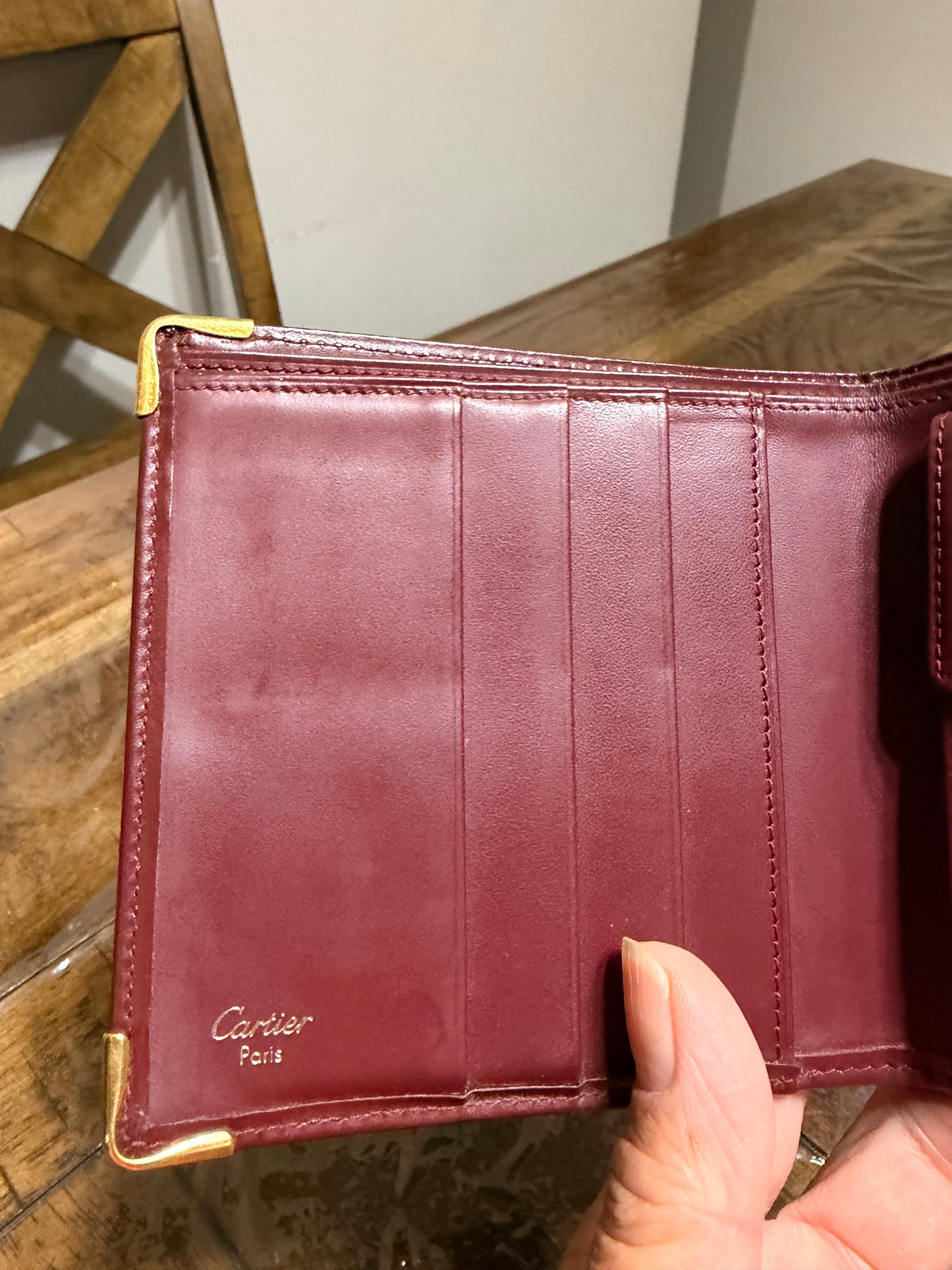 Must de Cartier Mens  Wallet Vintage