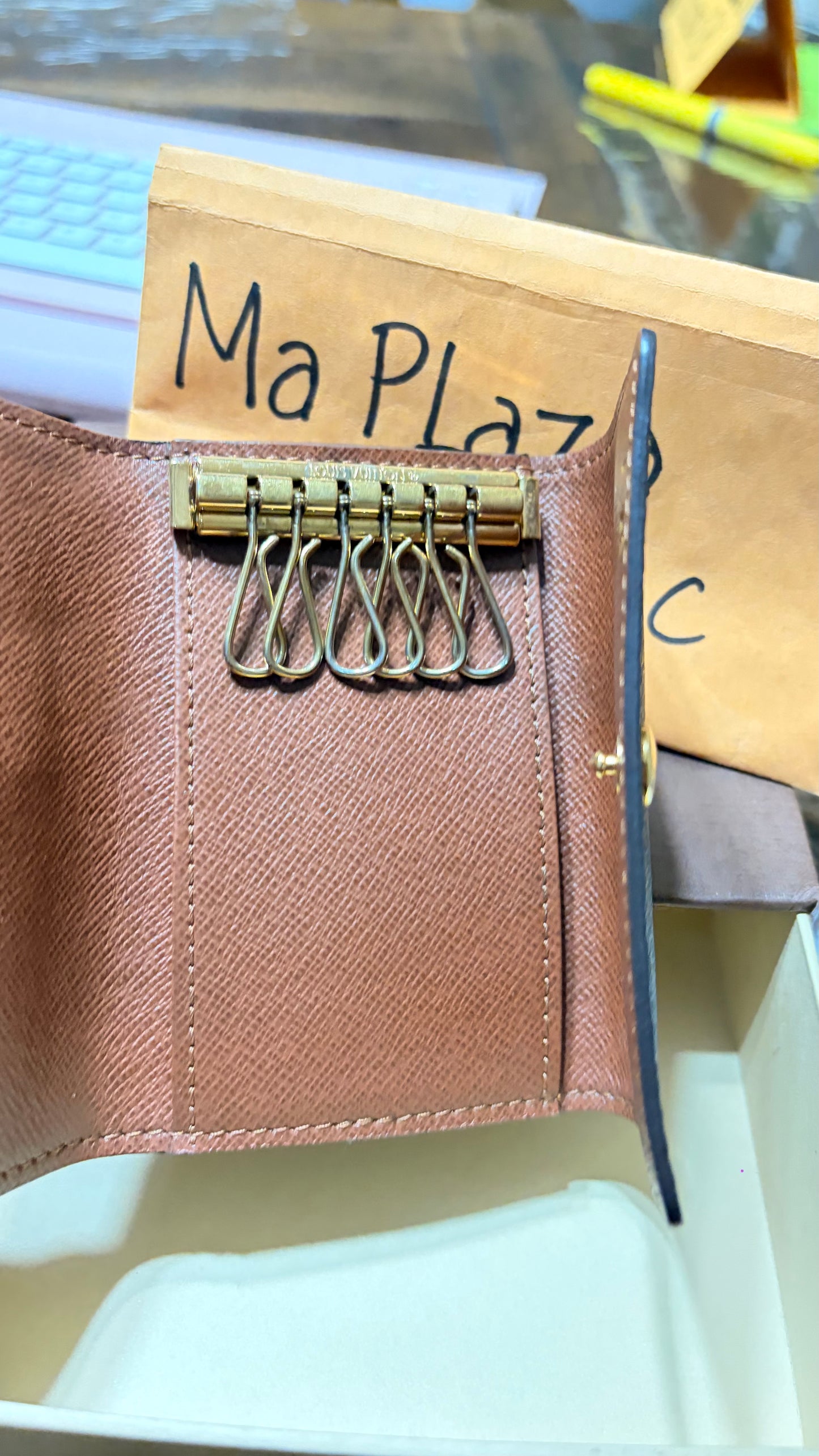 Monogram Key Hokder