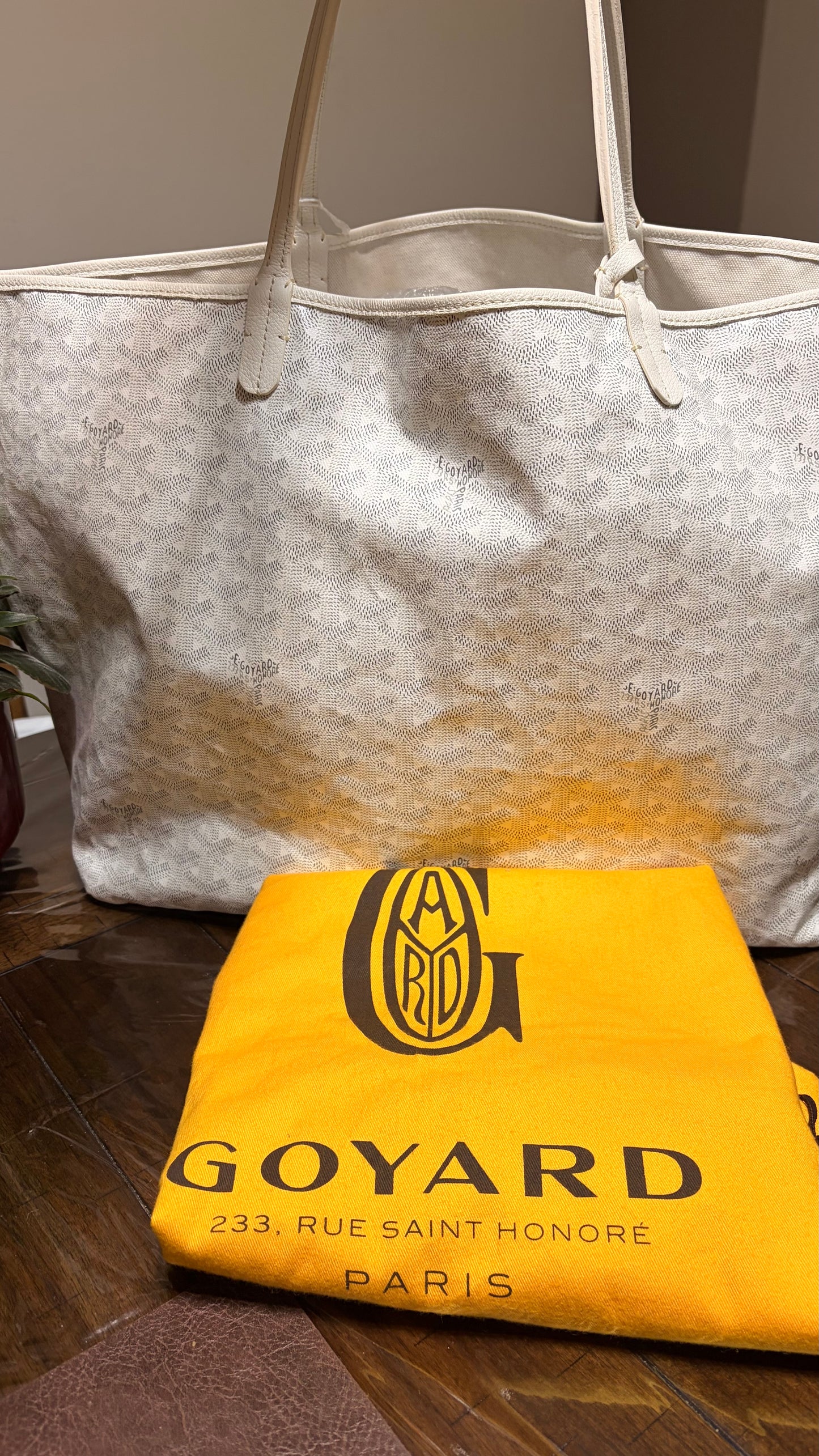Sac Saint Louis White Tote GM
