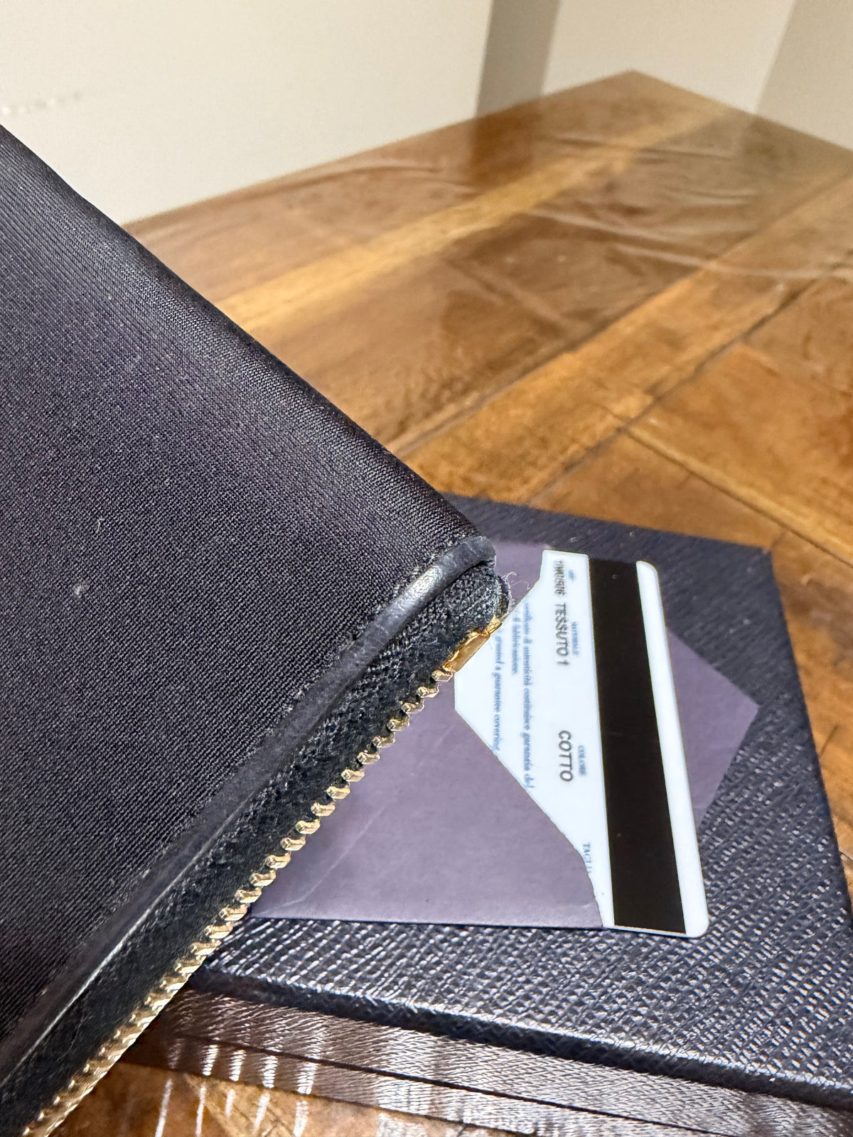 Prada Tessuto 1  Zip Wallet