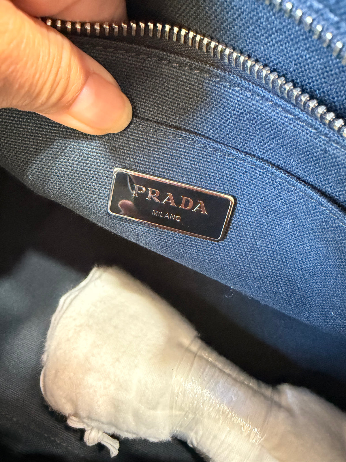 Prada Canapa Piume Nero