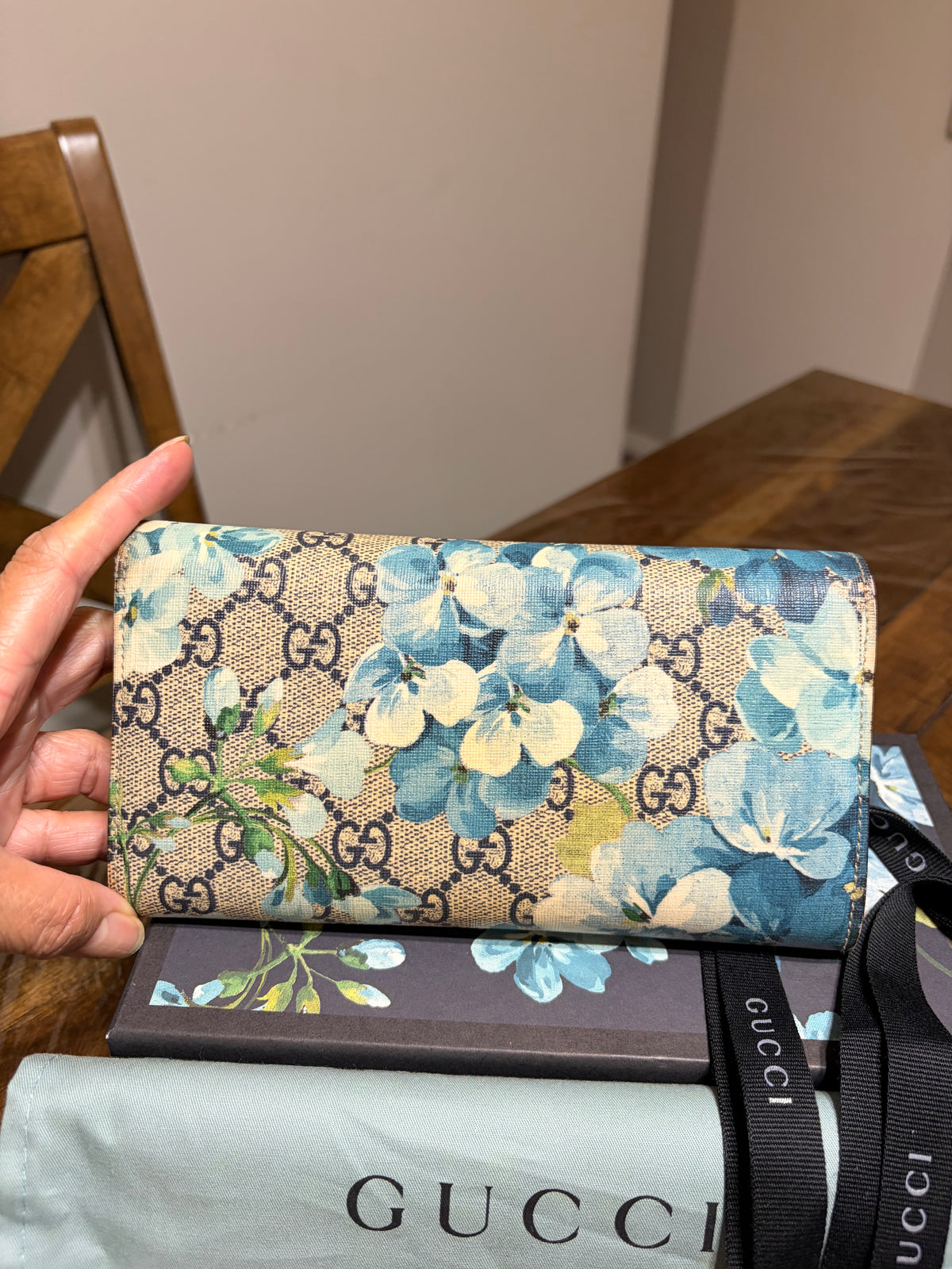 GG Supreme Bloom Long Wallet