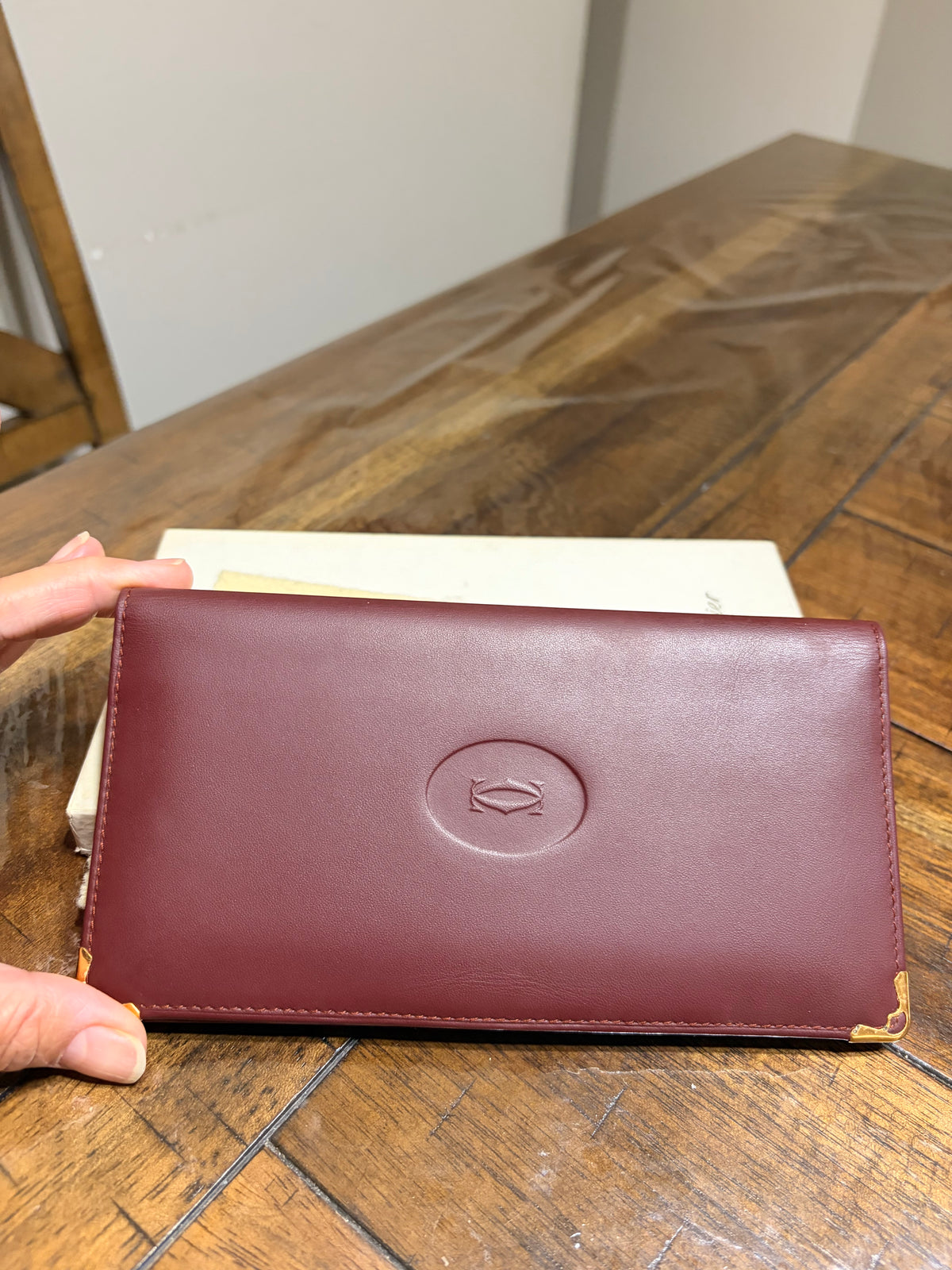 Must De Cartier Long Bifold Wallet