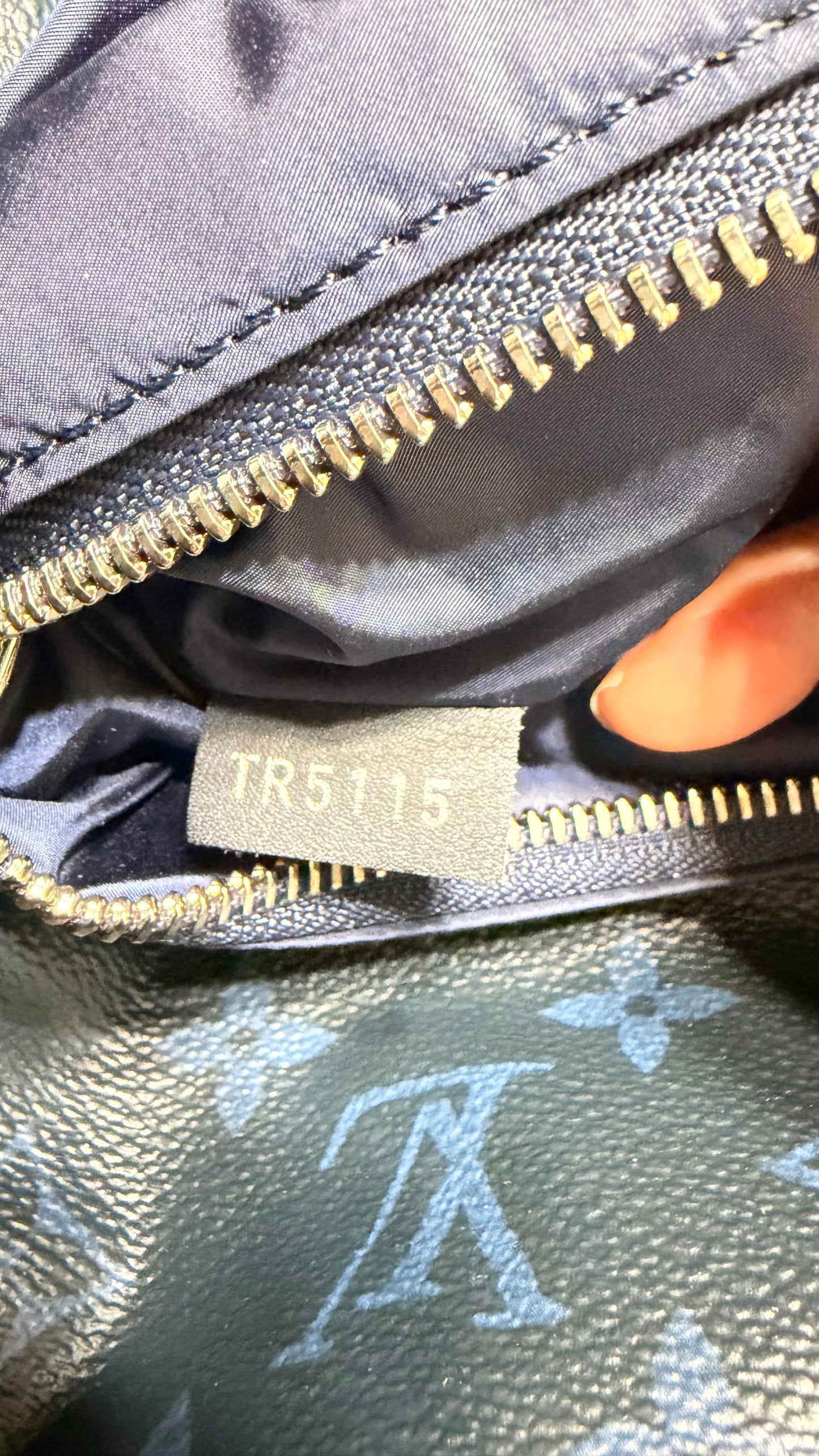Ultra Light Cobalt Monogram Tote