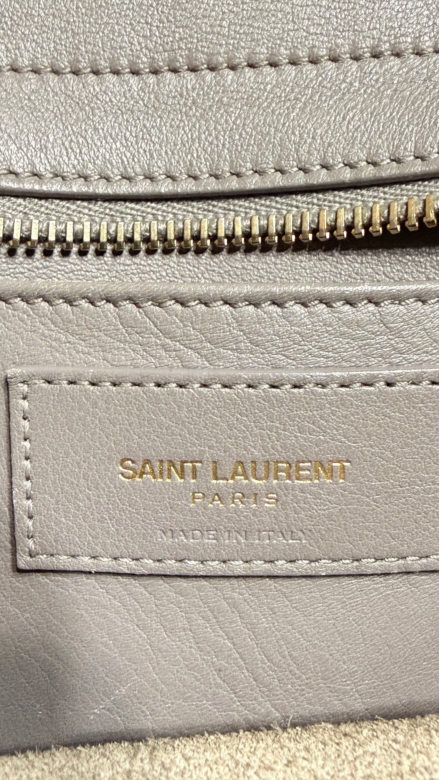 YSL Cabas Baby Leather Tote