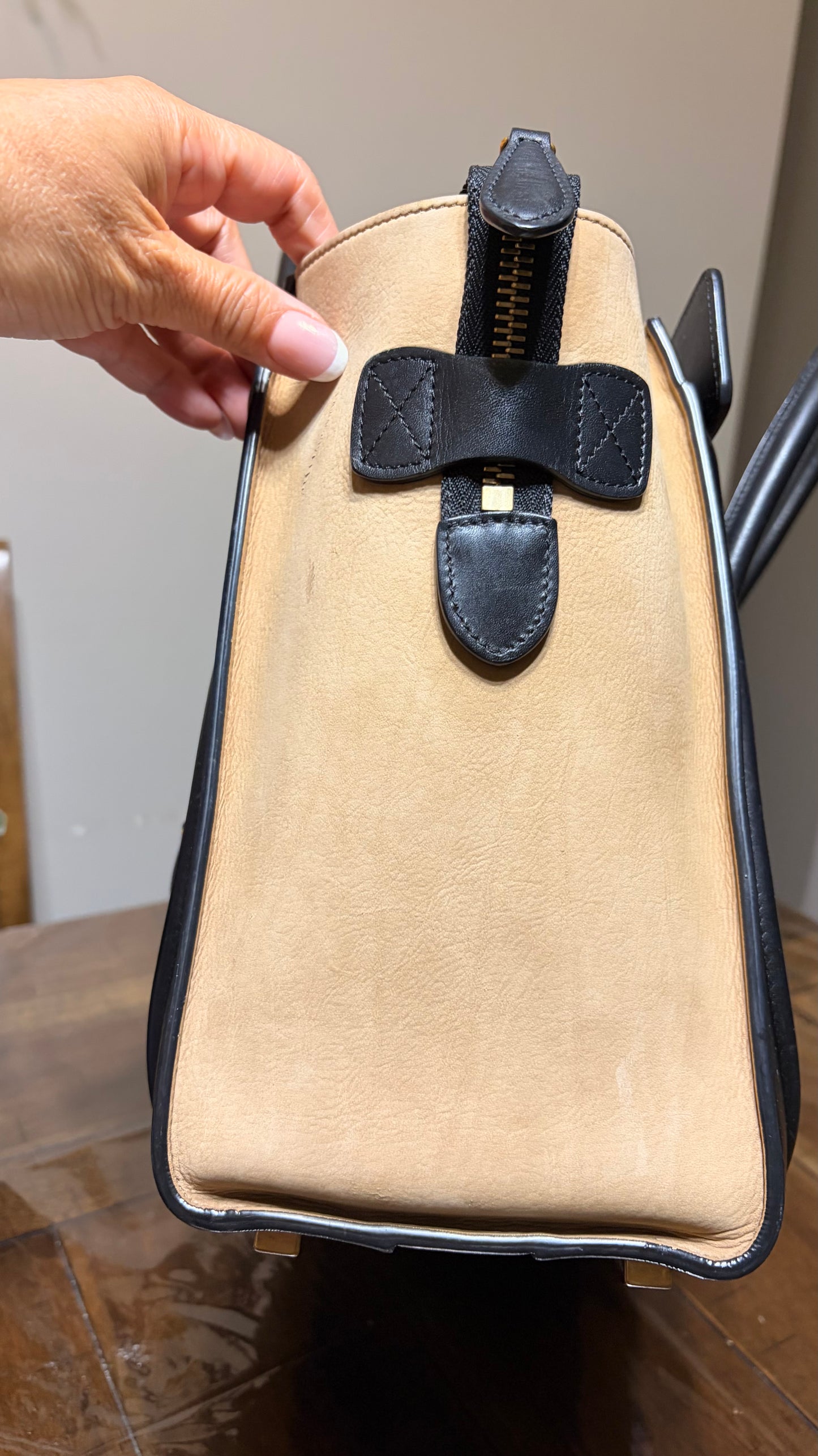 Celine Tri Color  Luggage Tote