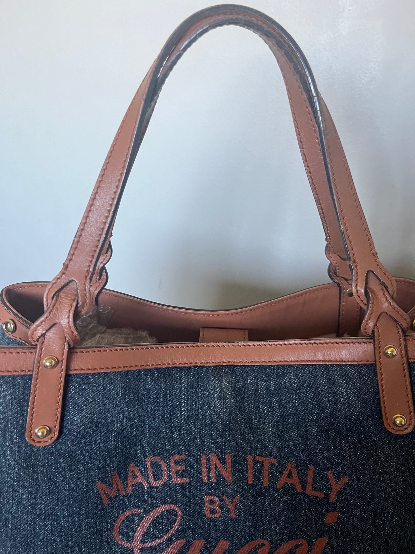 Denim tote