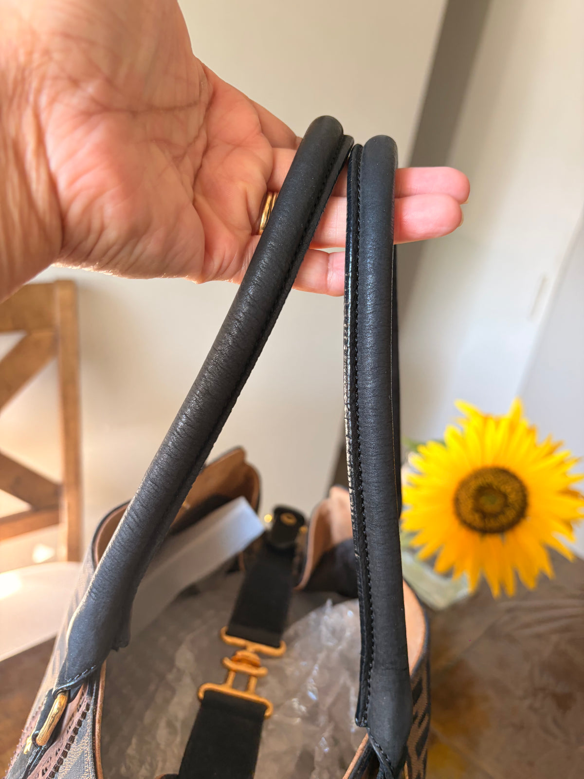 Fendi Tobacco Zucca Du Jour Tote