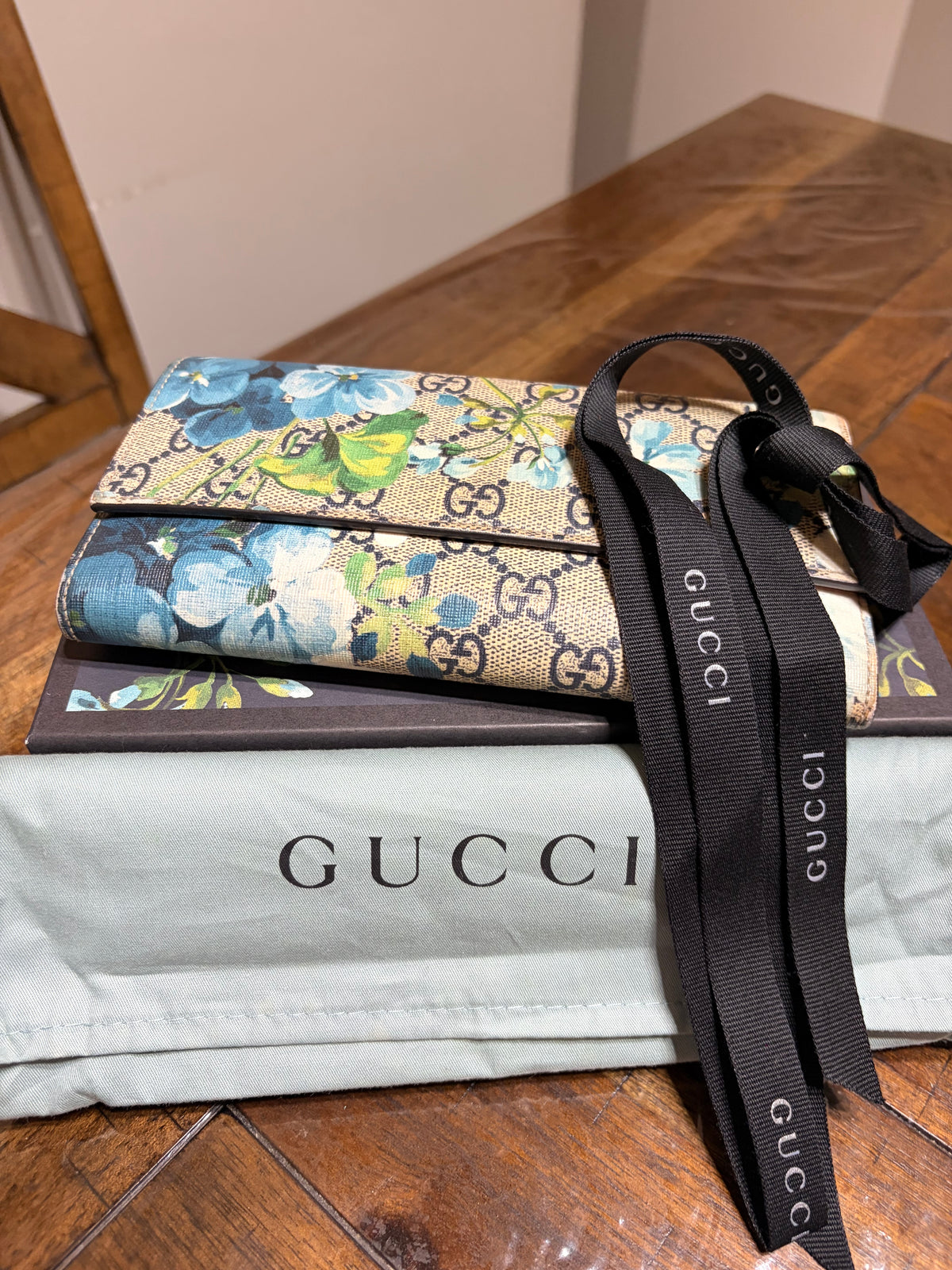 GG Supreme Bloom Long Wallet