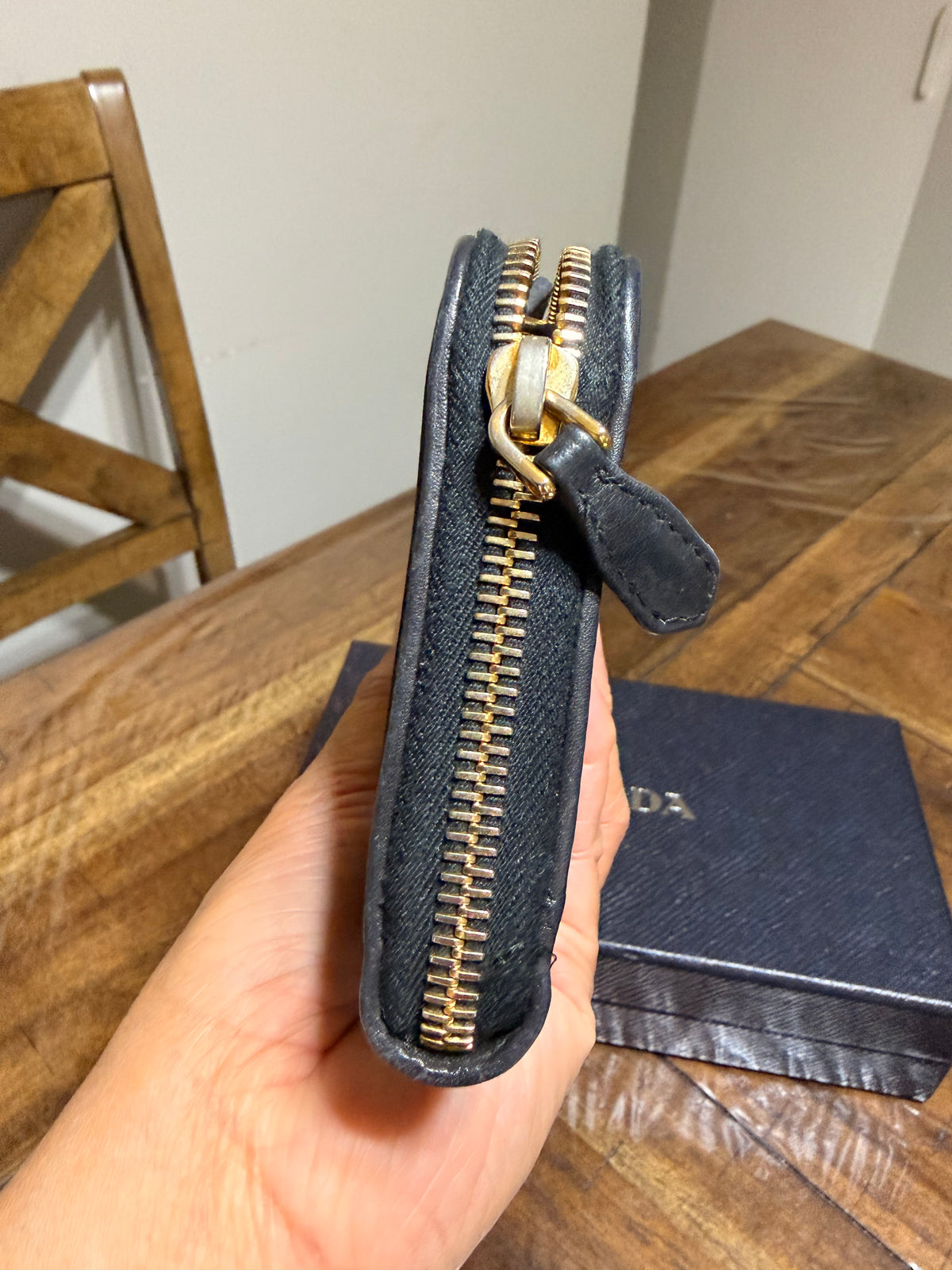 Prada Tessuto 1  Zip Wallet