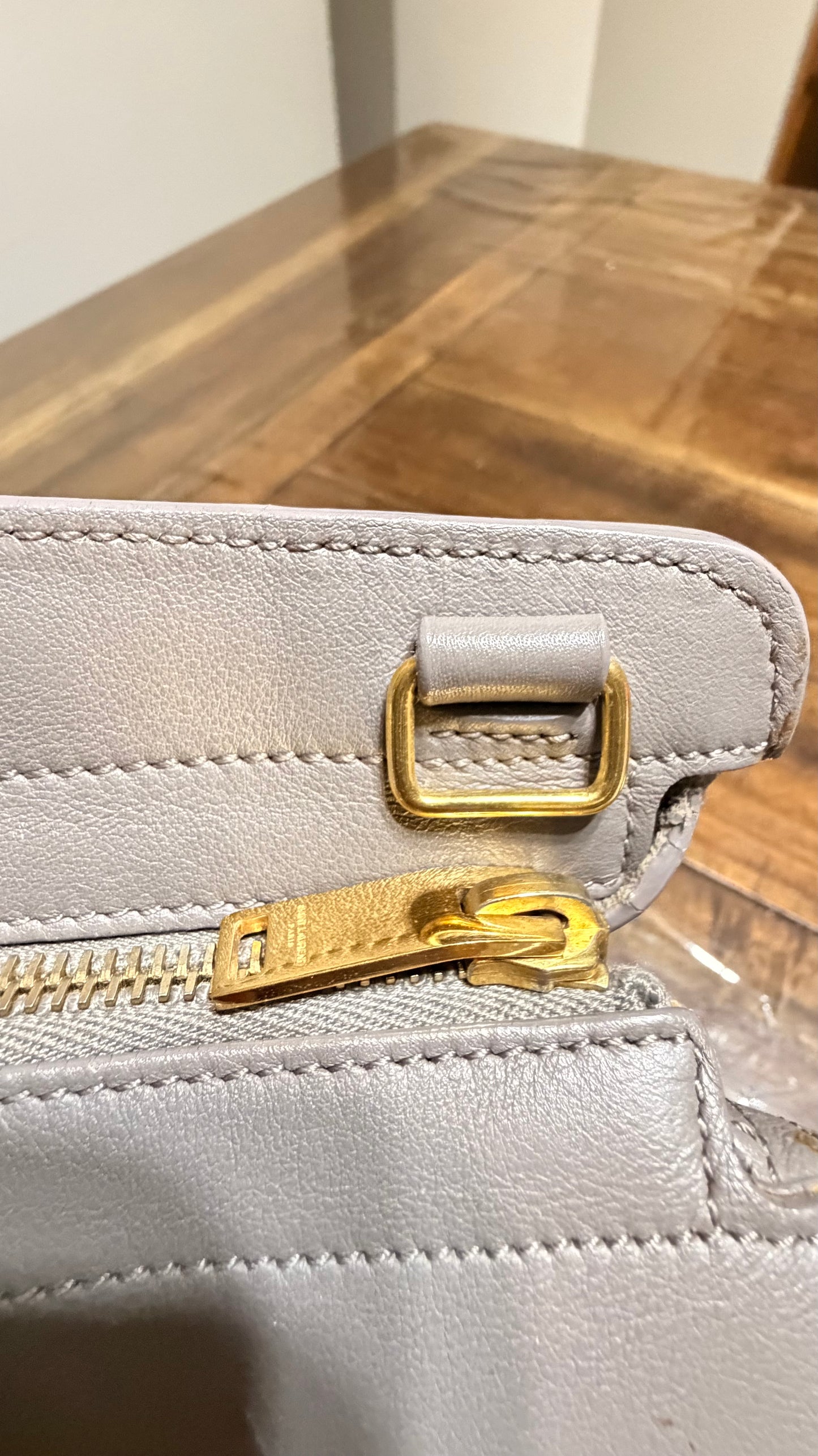 YSL Cabas Baby Leather Tote